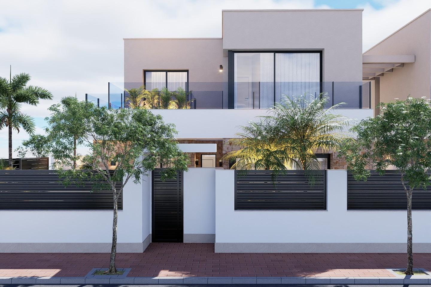 New build luxury villas for sale in san pedro del pinatar near the mar menor