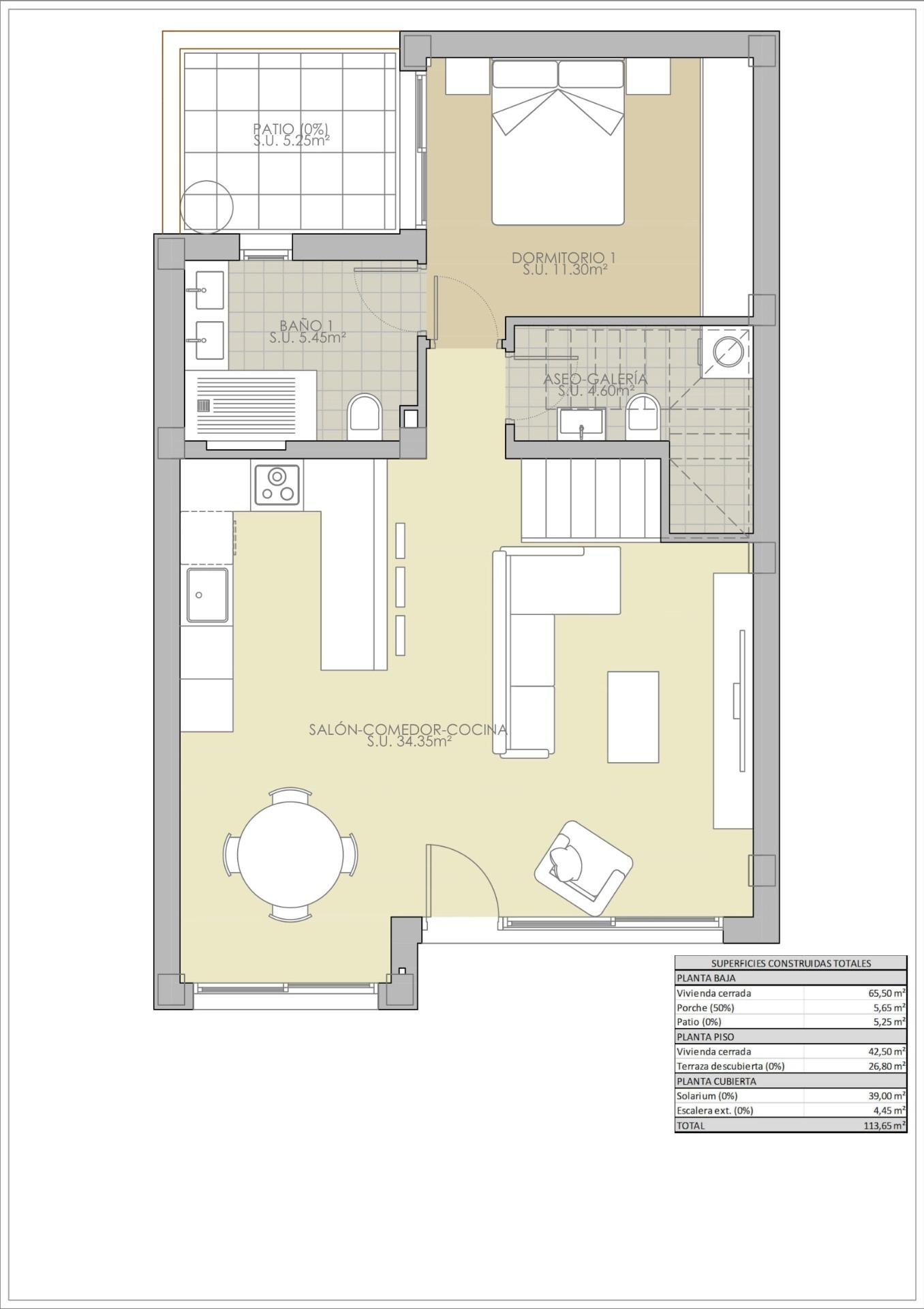New build townhouses in rojales