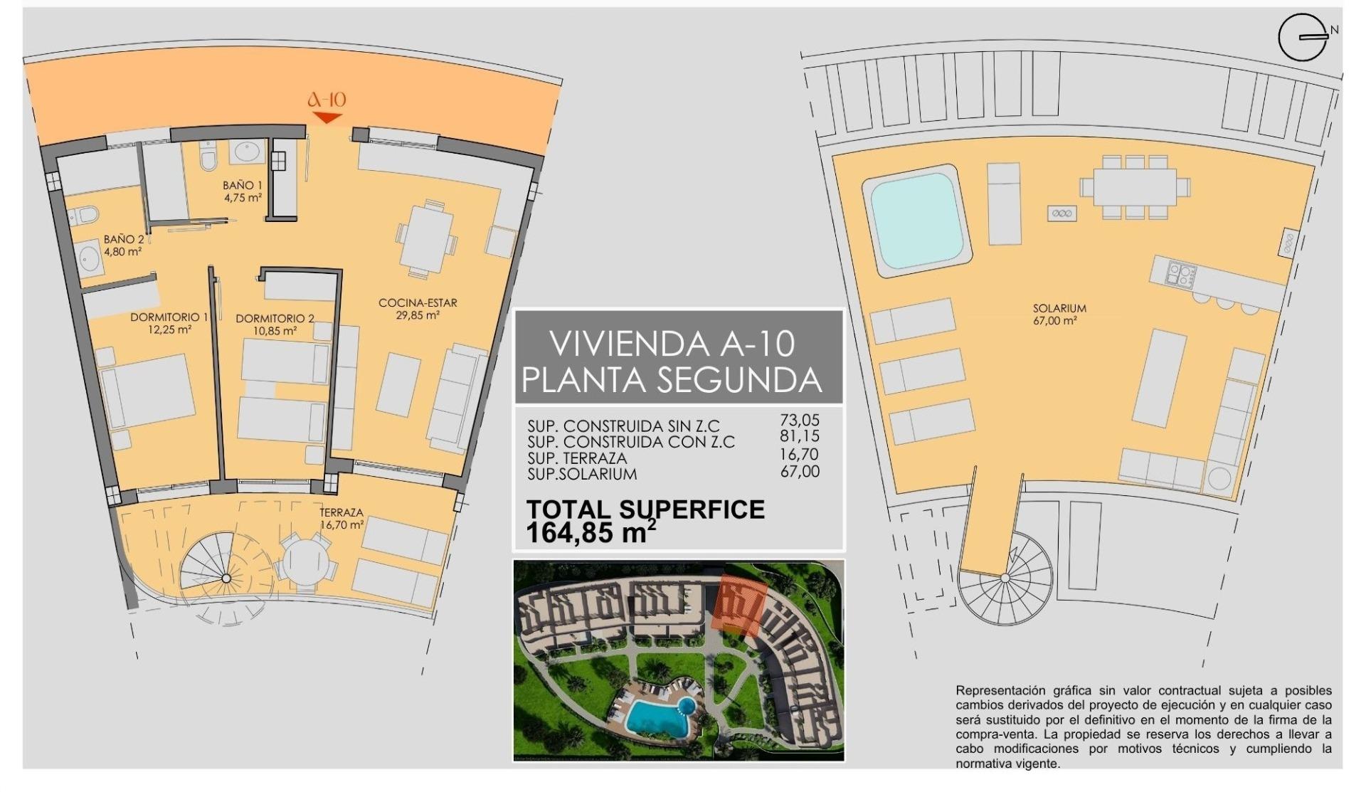 Luxury golf front apartments near the sea in los alcazares costa calida