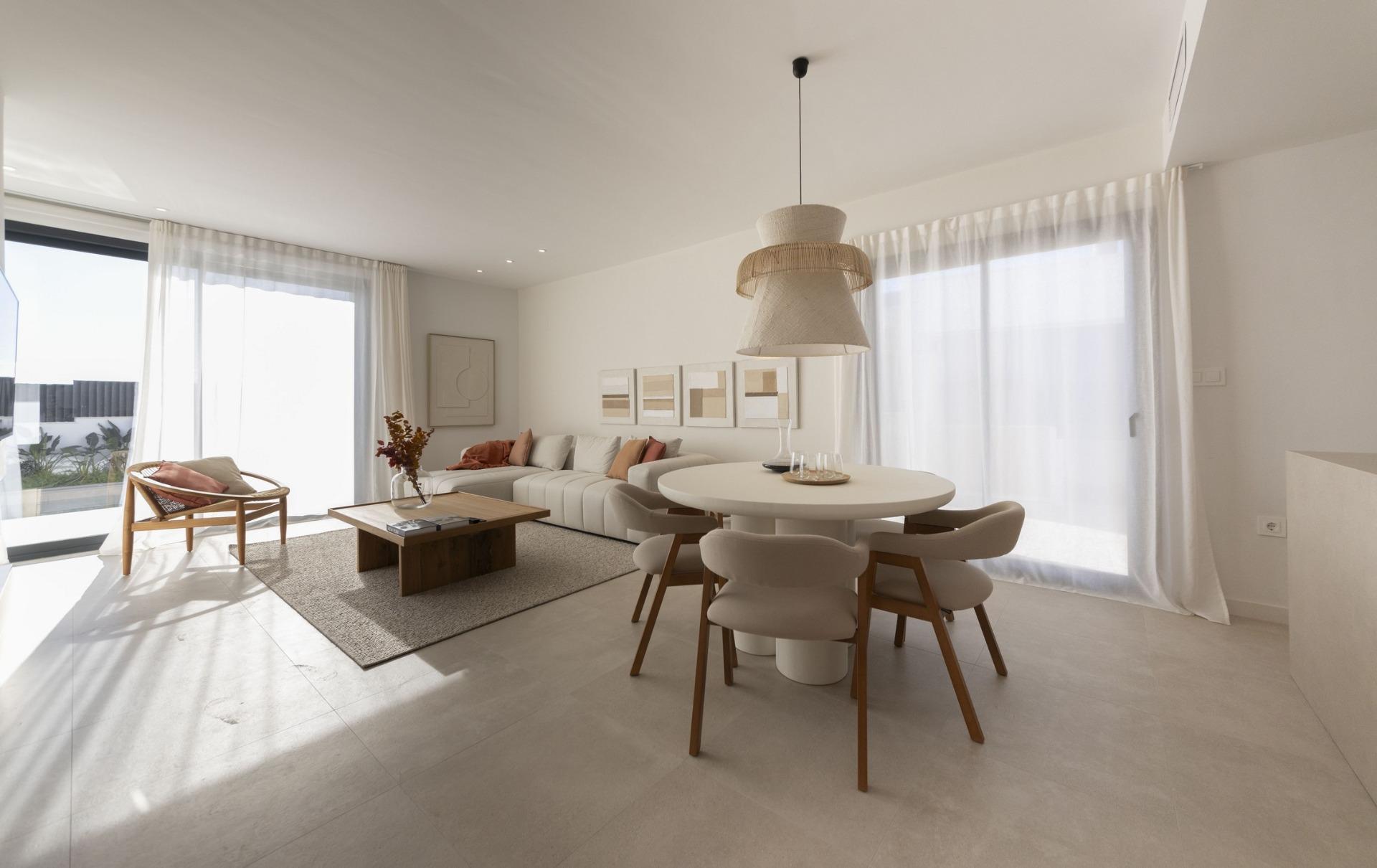 New build one level villas in altaona golf resort, murcia