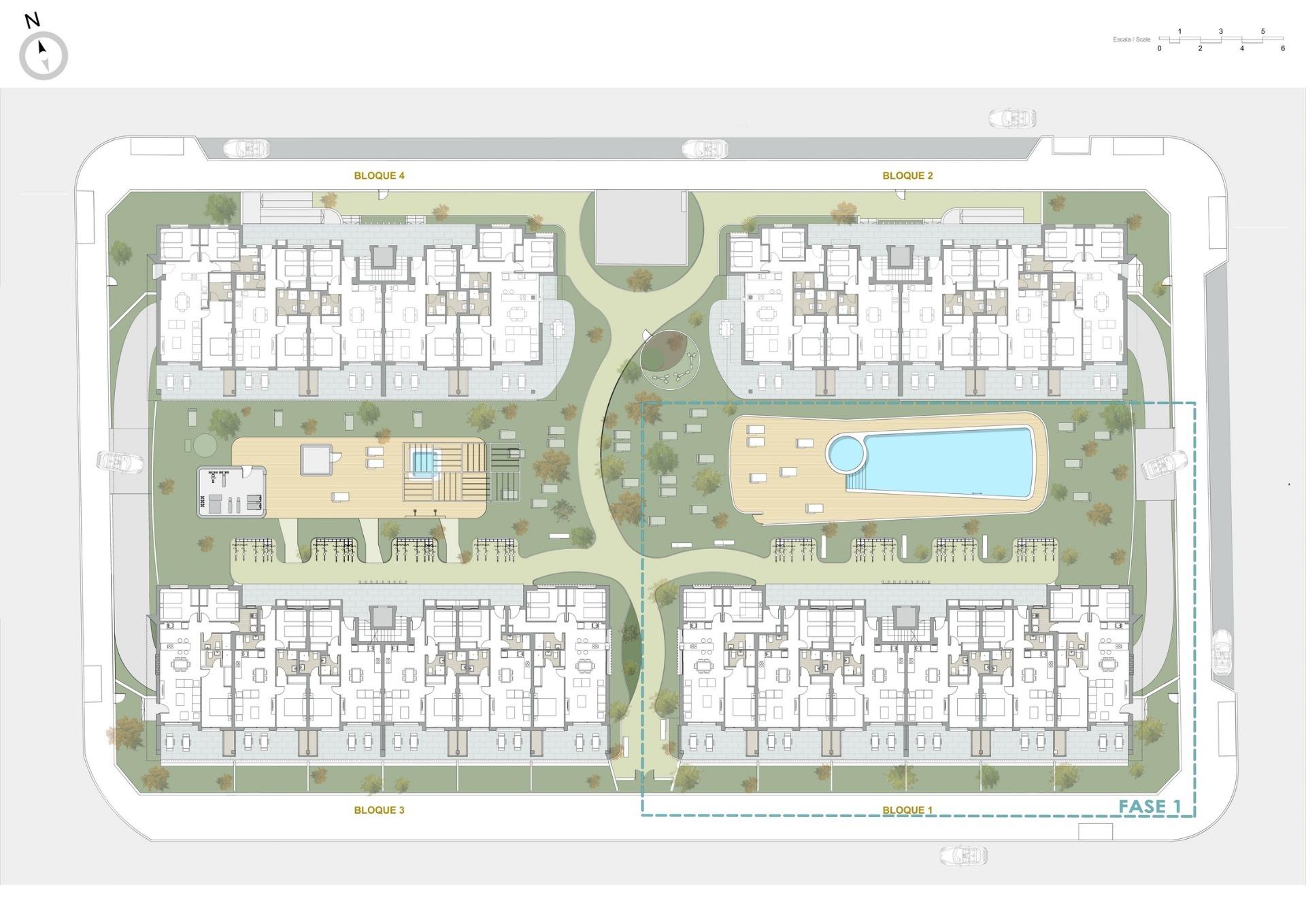 New build residential complex in pilar de la horadada