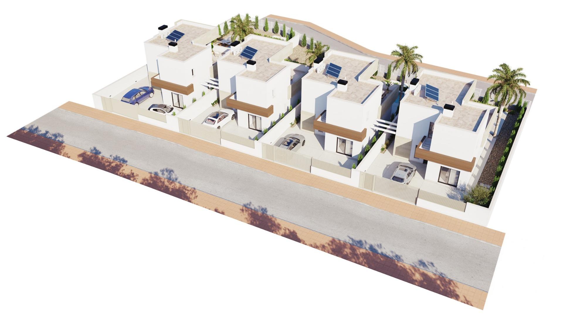 Modern new build villas near the beach in santiago de la ribera