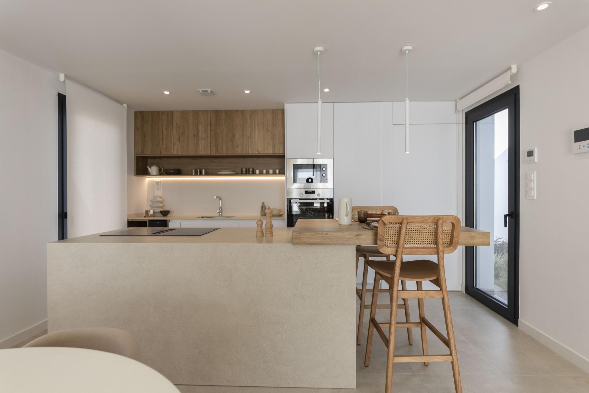 New build one level villas in altaona golf resort, murcia