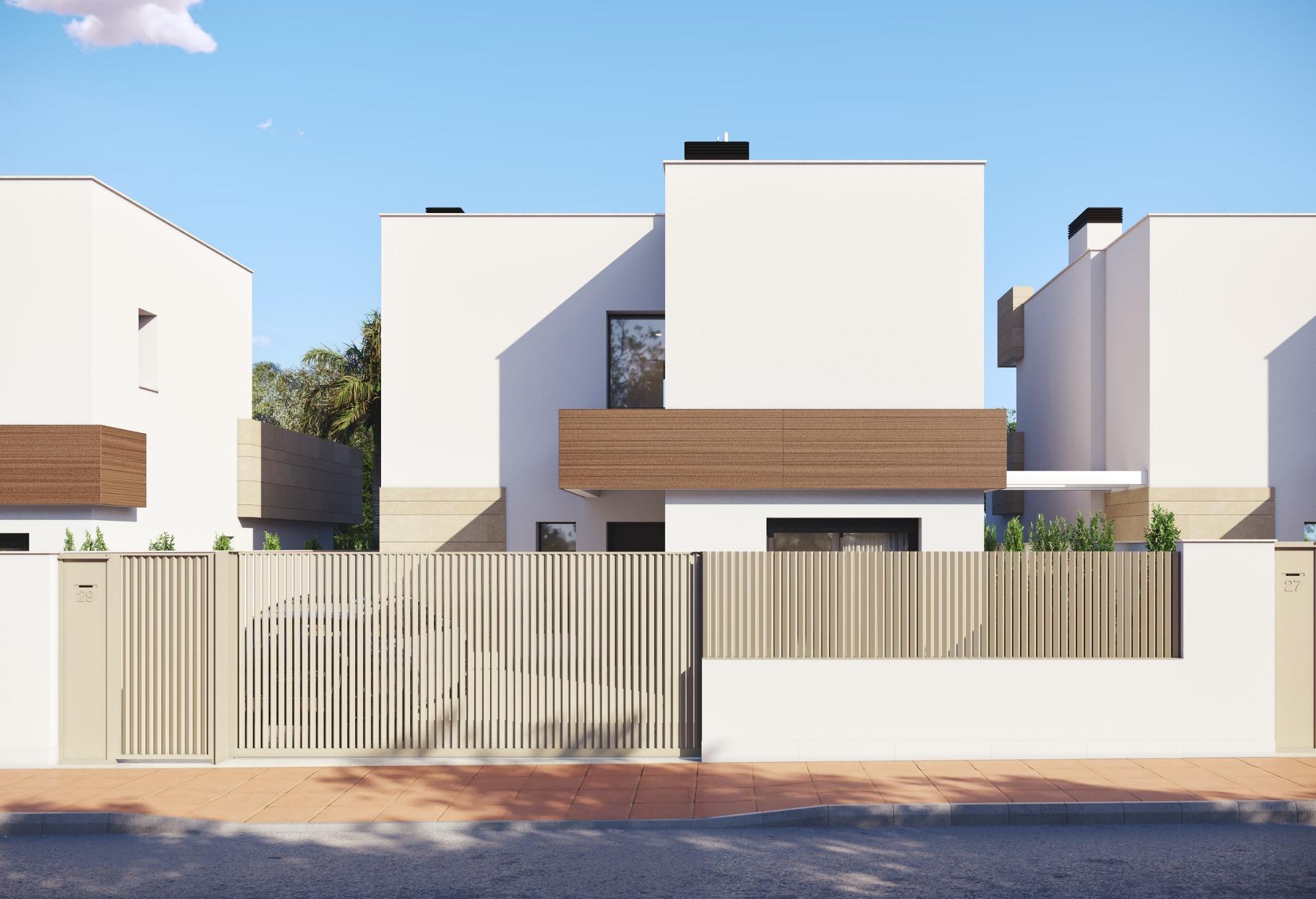Modern new build villas near the beach in santiago de la ribera