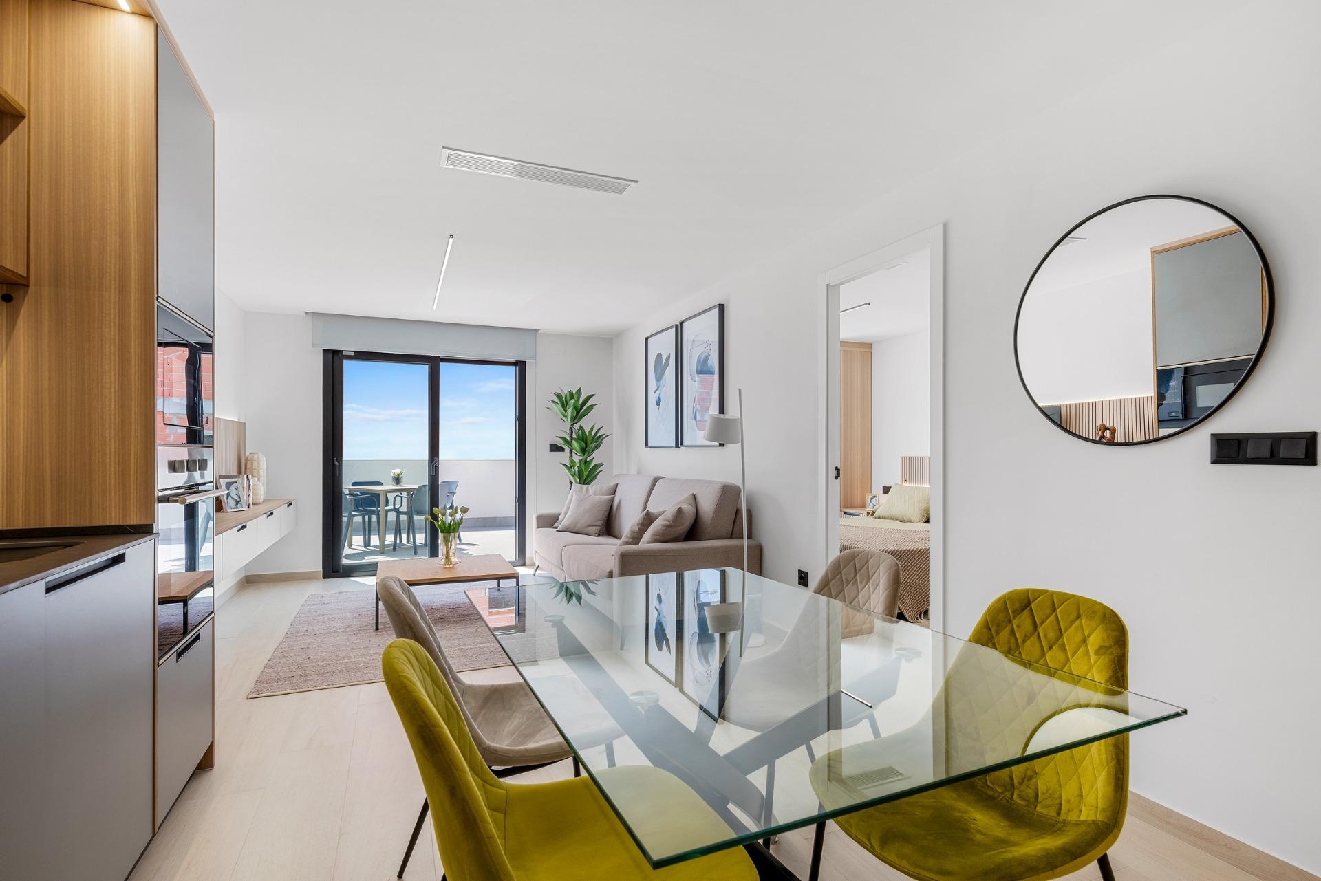 New build tourist licensed apartments with lagoon views in el raso guardamar del segura