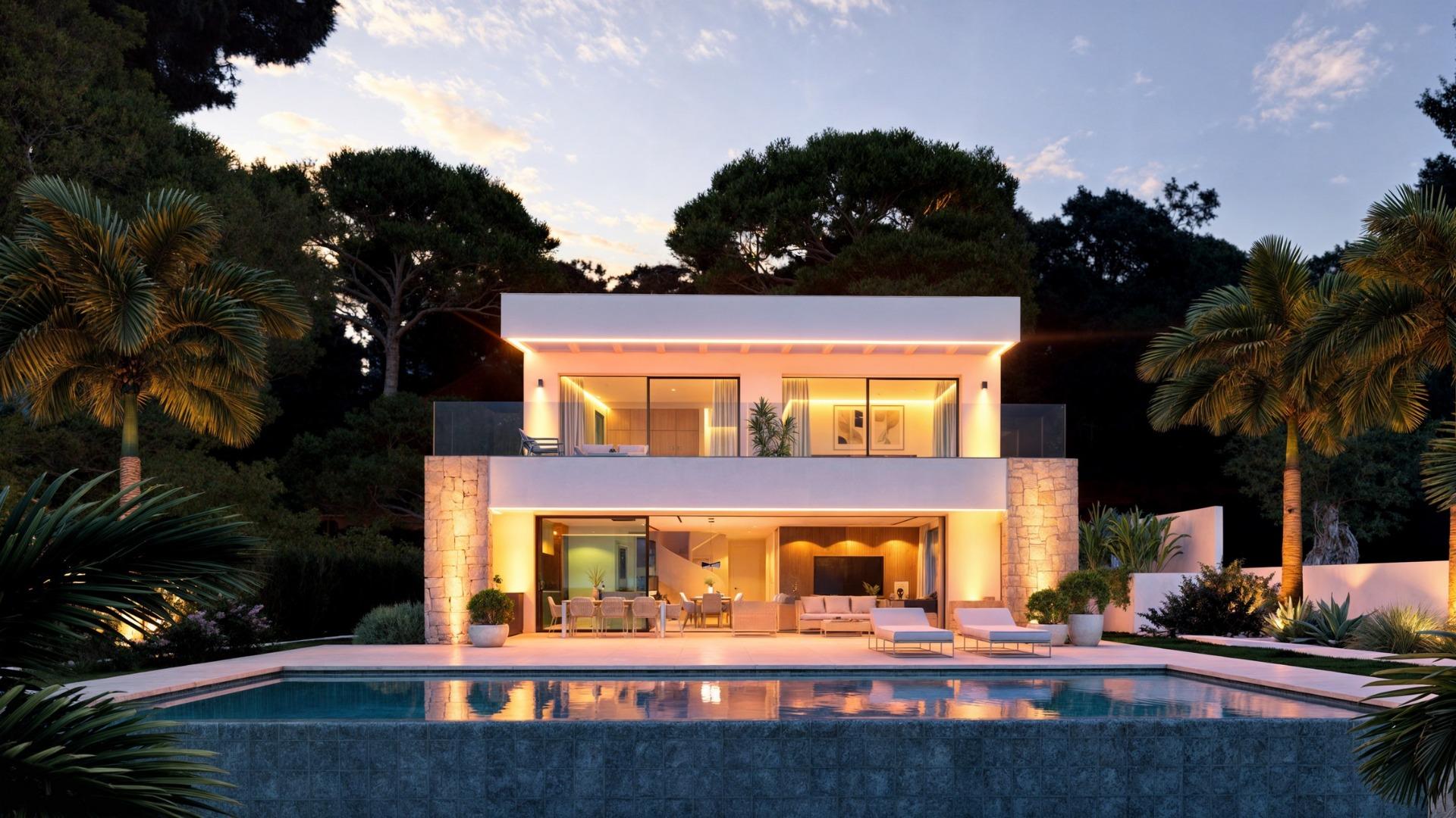 Luxury new build villa with sea views in moraira