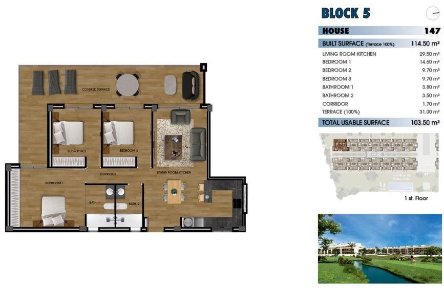 New build residential complex near la serena golf, los alcazares