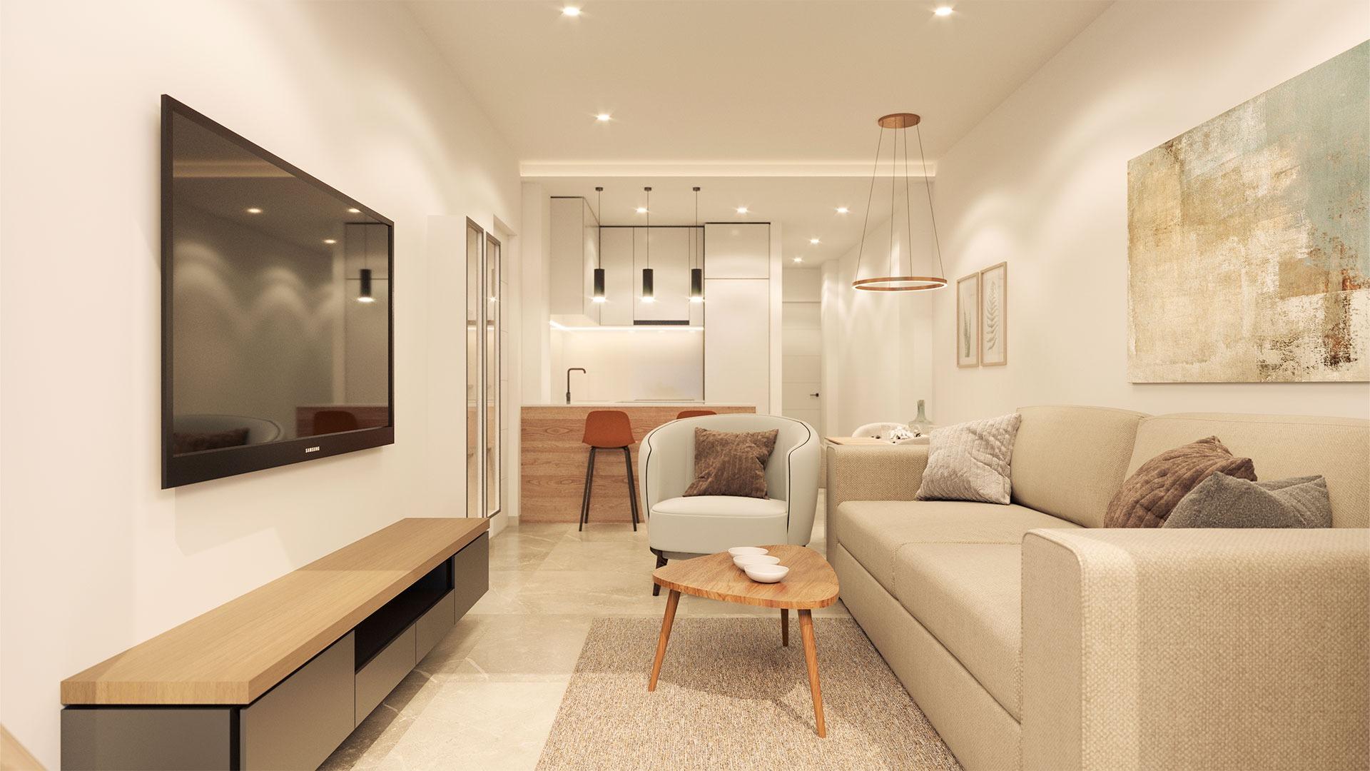 New build apartments 200 metres from the sea in torrevieja