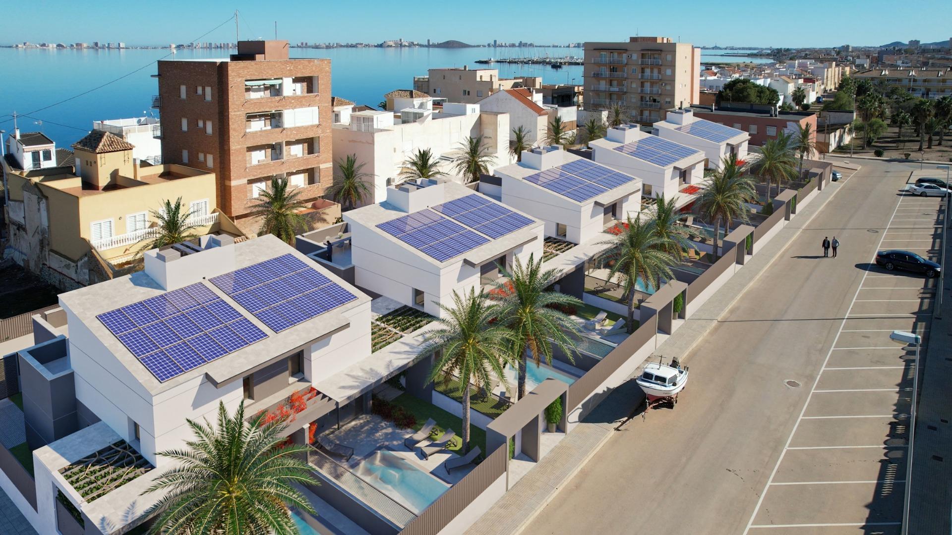New build semi-detached villas in los nietos, la manga mar menor