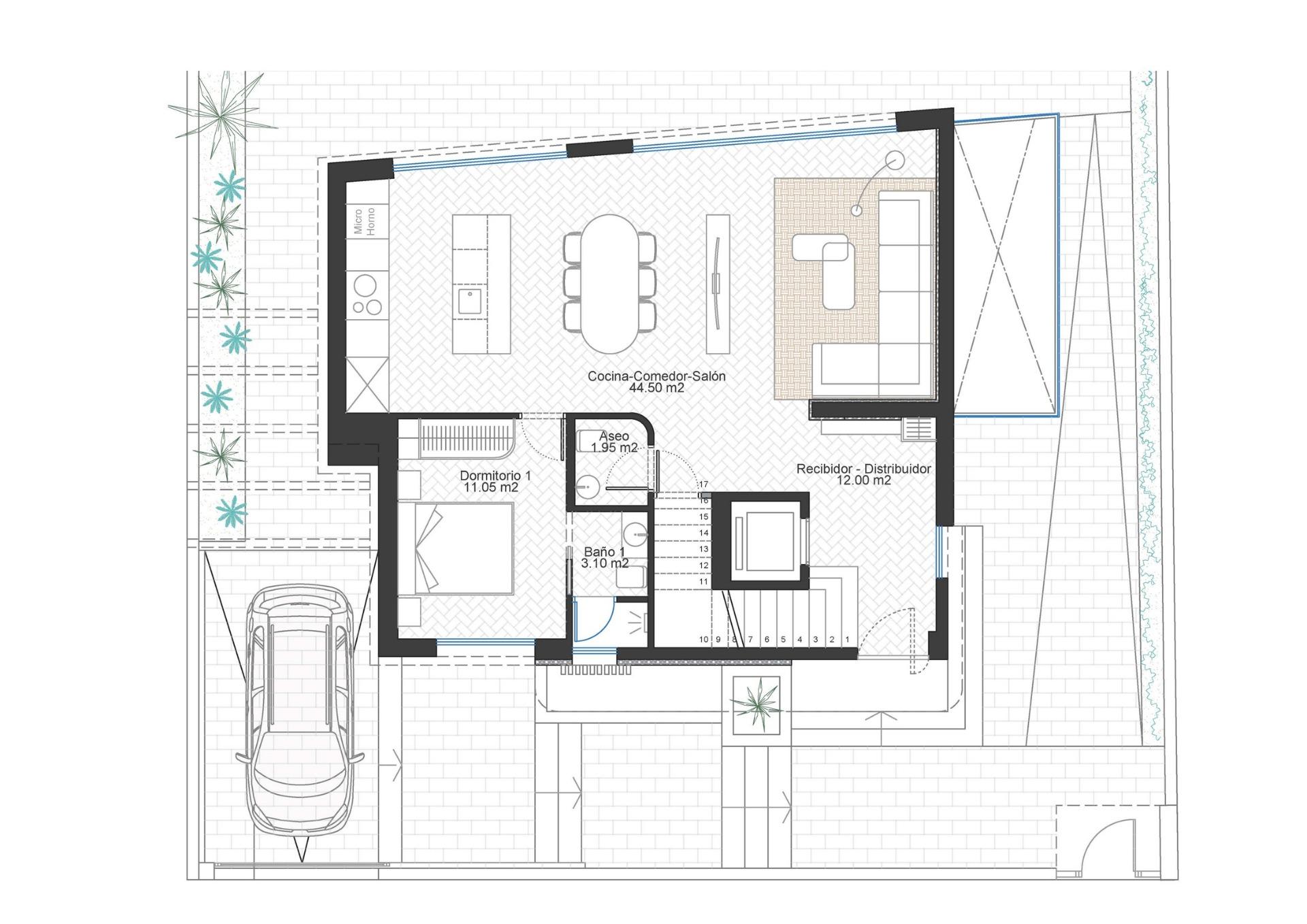 Exclusive frontline luxury villas in cala flores, cabo de palos