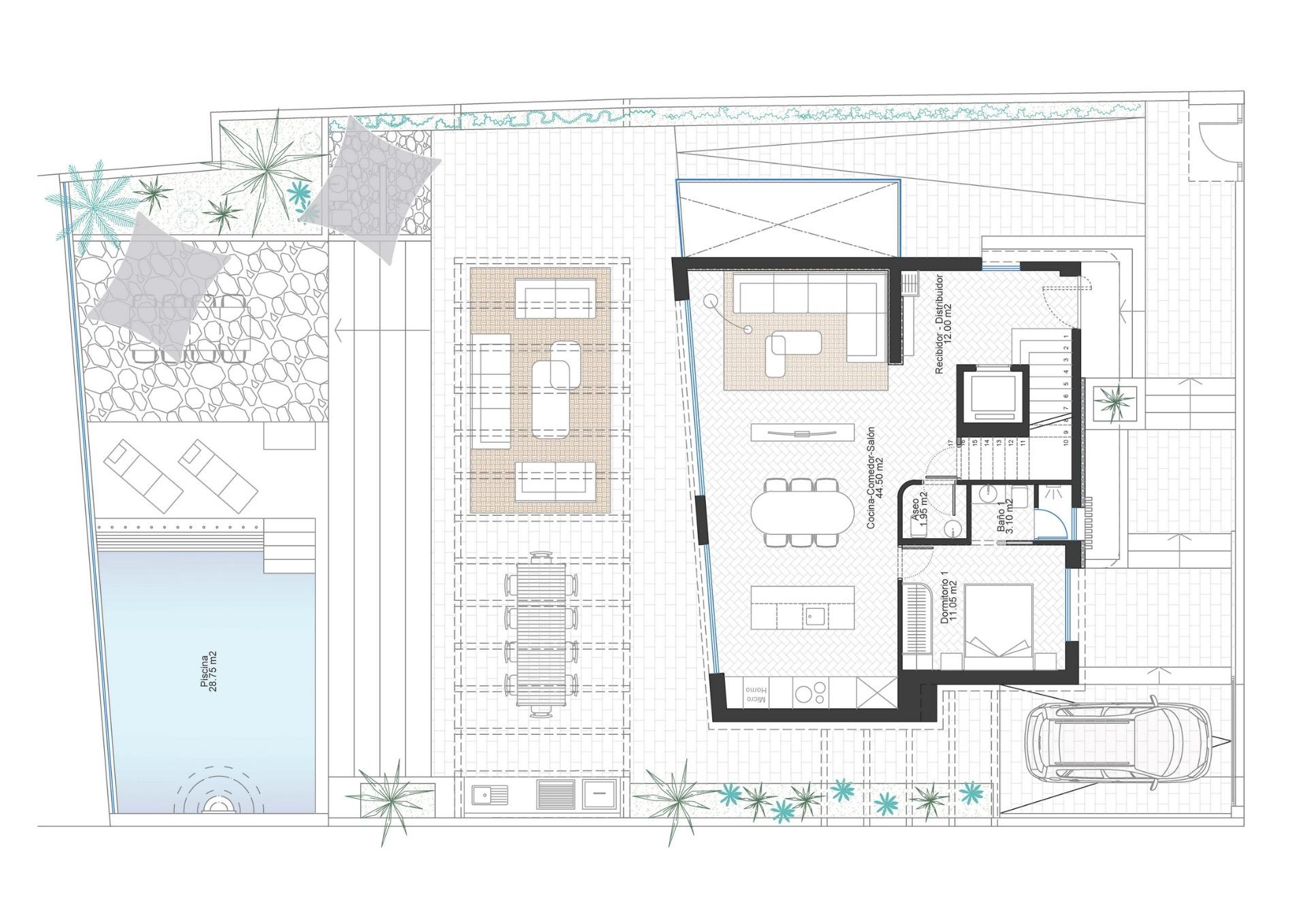 Exclusive frontline luxury villas in cala flores, cabo de palos