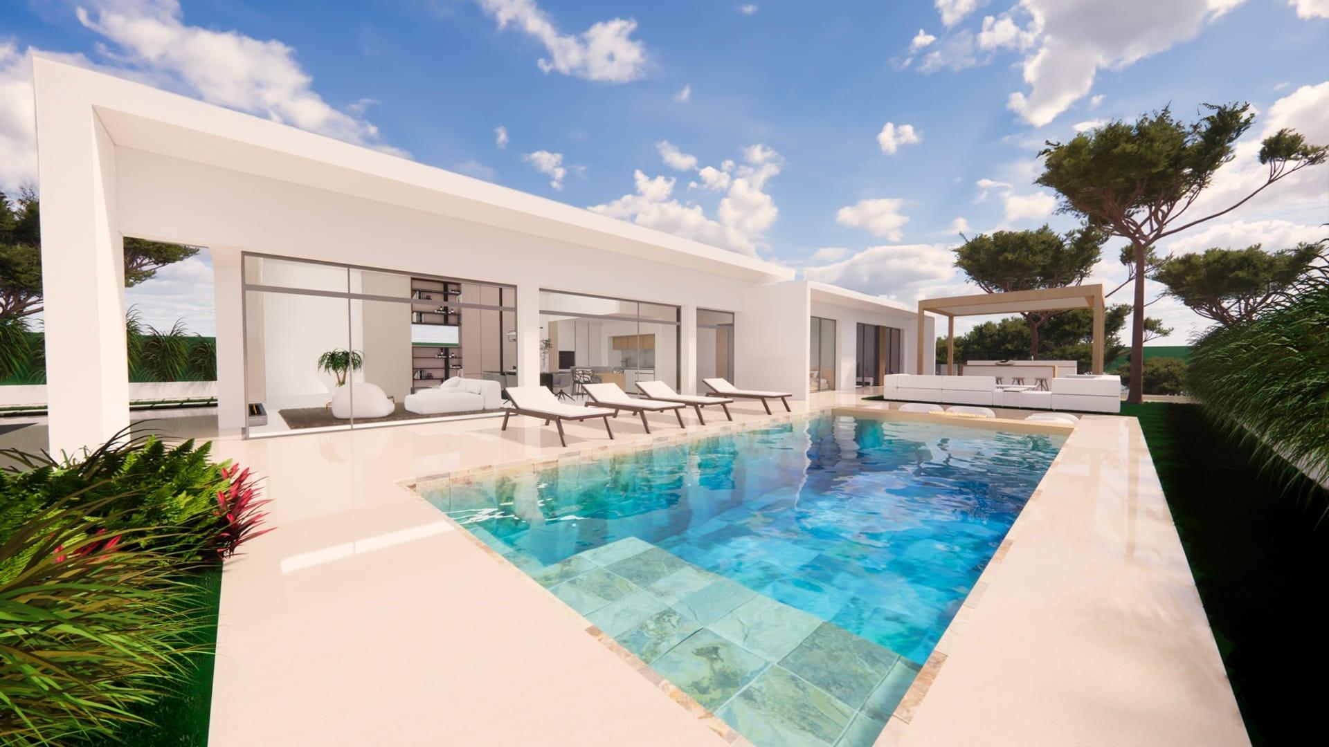 New build villas in pinar de campoverde