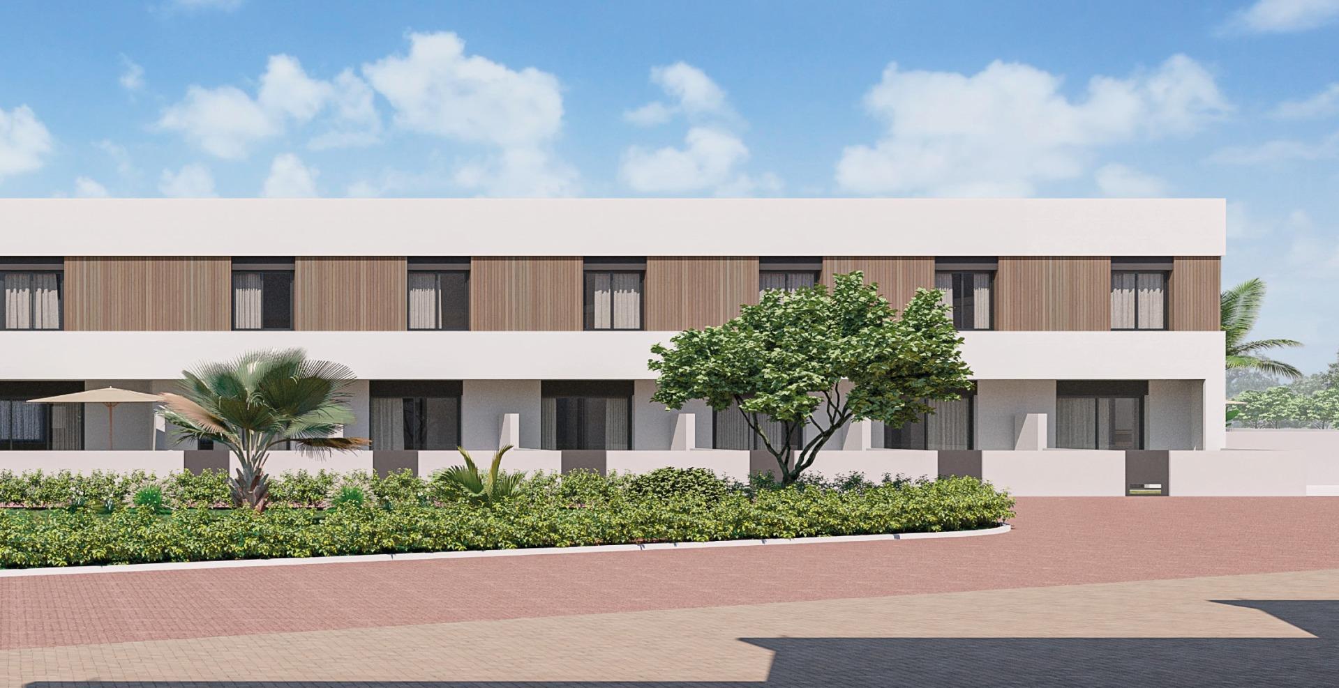 New build townhouses and corner townhouses in pilar de la horadada
