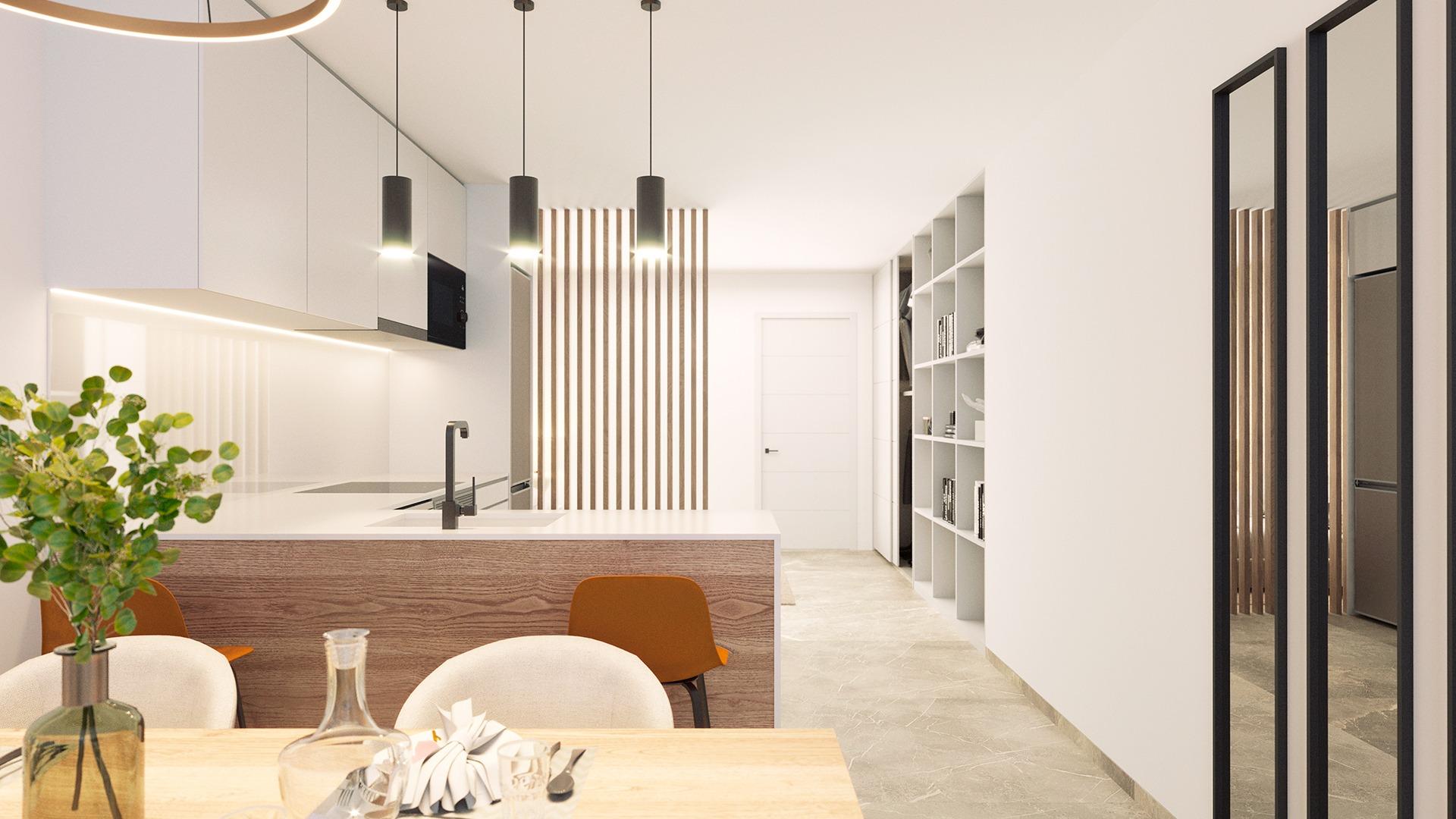 Modern apartments just 250m from playa del cura in torrevieja