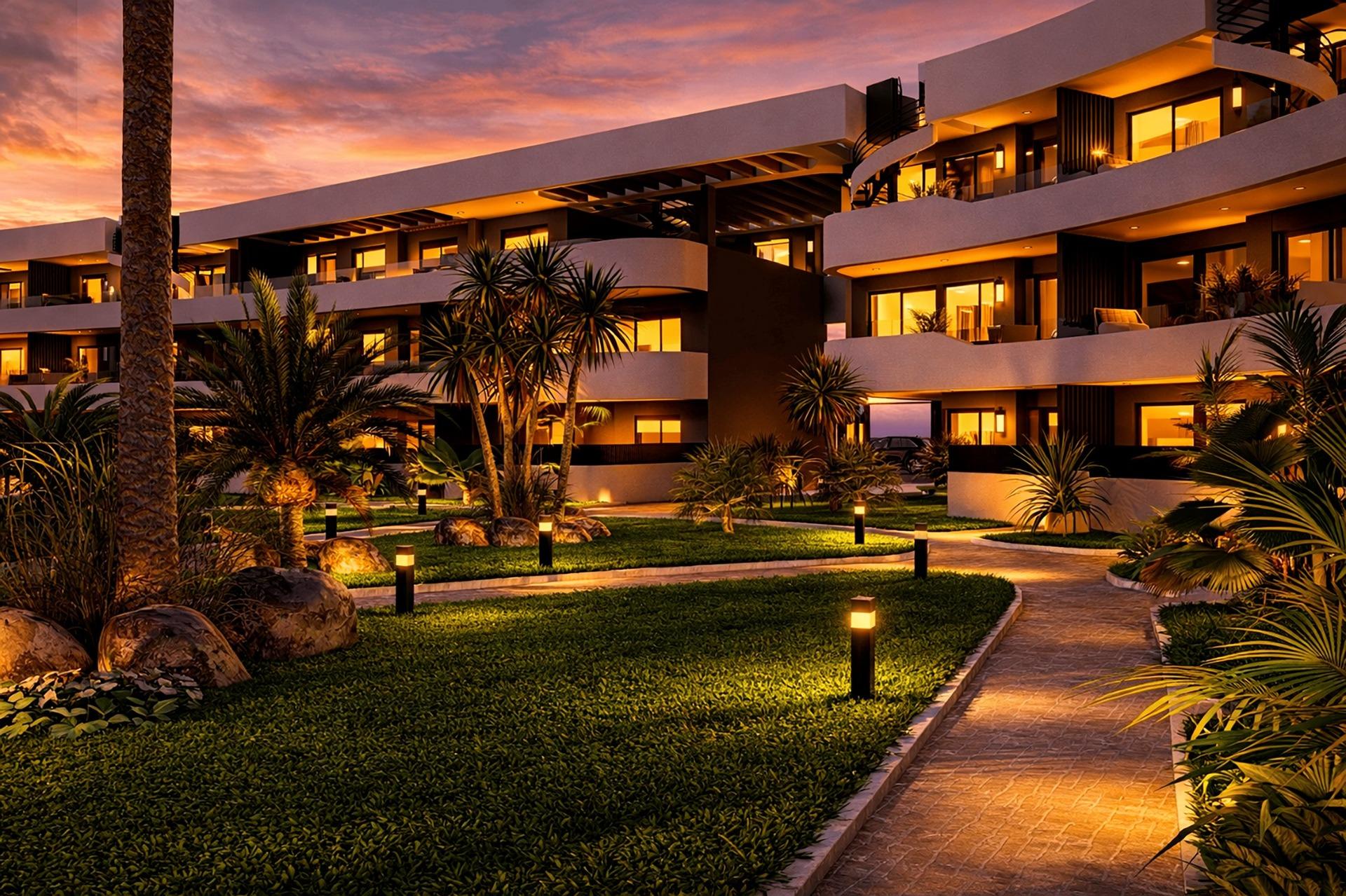 Luxury golf front apartments near the sea in los alcazares costa calida