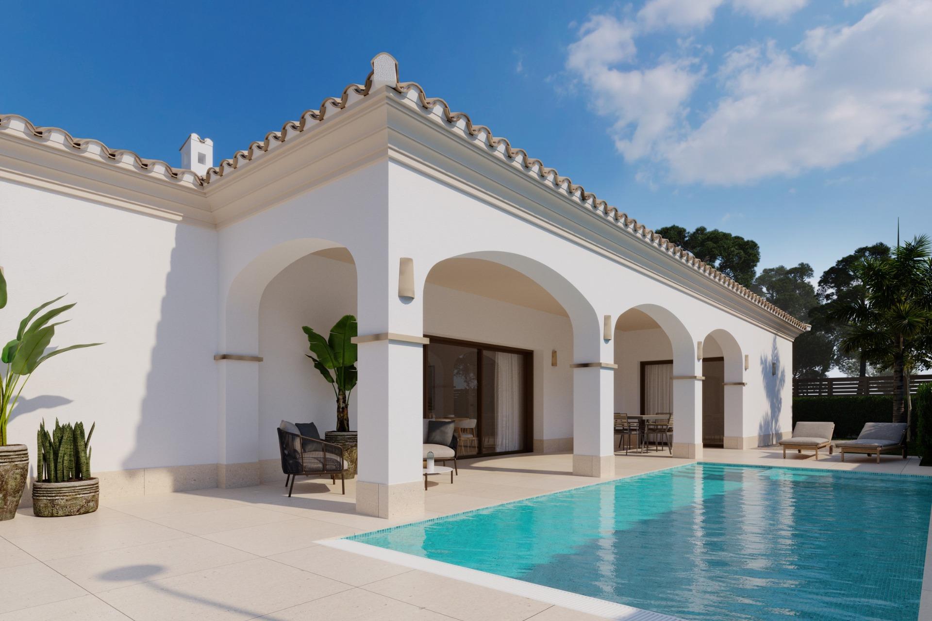 New build mediterranean villas in san pedro del pinatar
