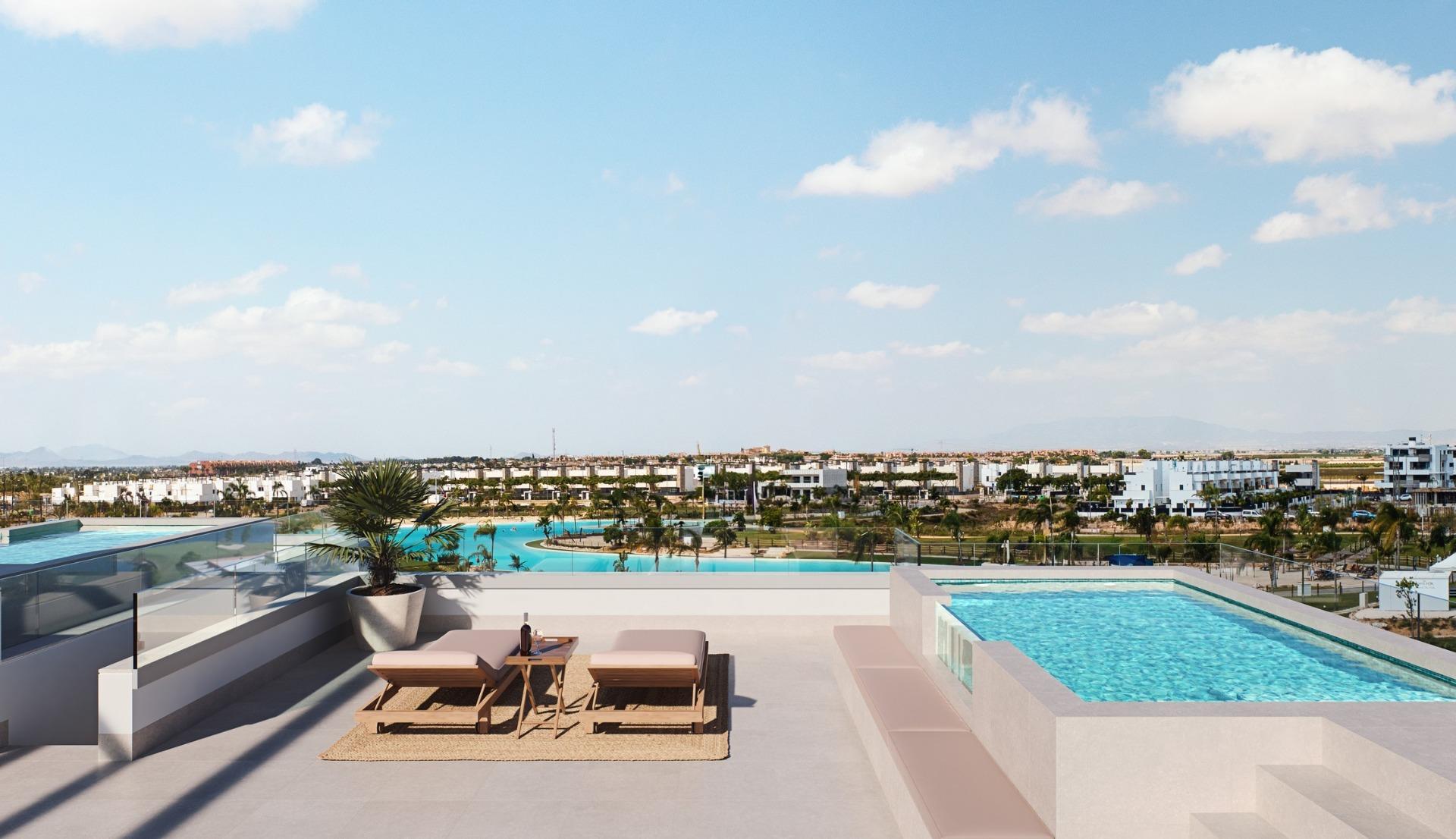 Luxury new build apartments for sale in santa rosalia lake and life resort murcia