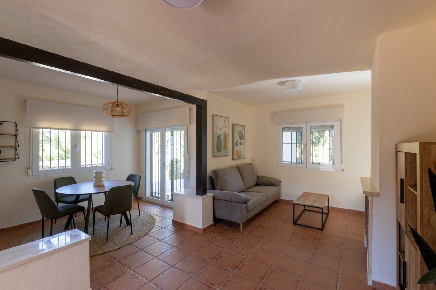 Key ready semi-detached villa in fuente alamo, murcia