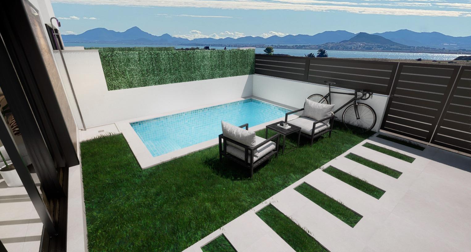 Newly built villas with private pool in los alcázares, costa cálida