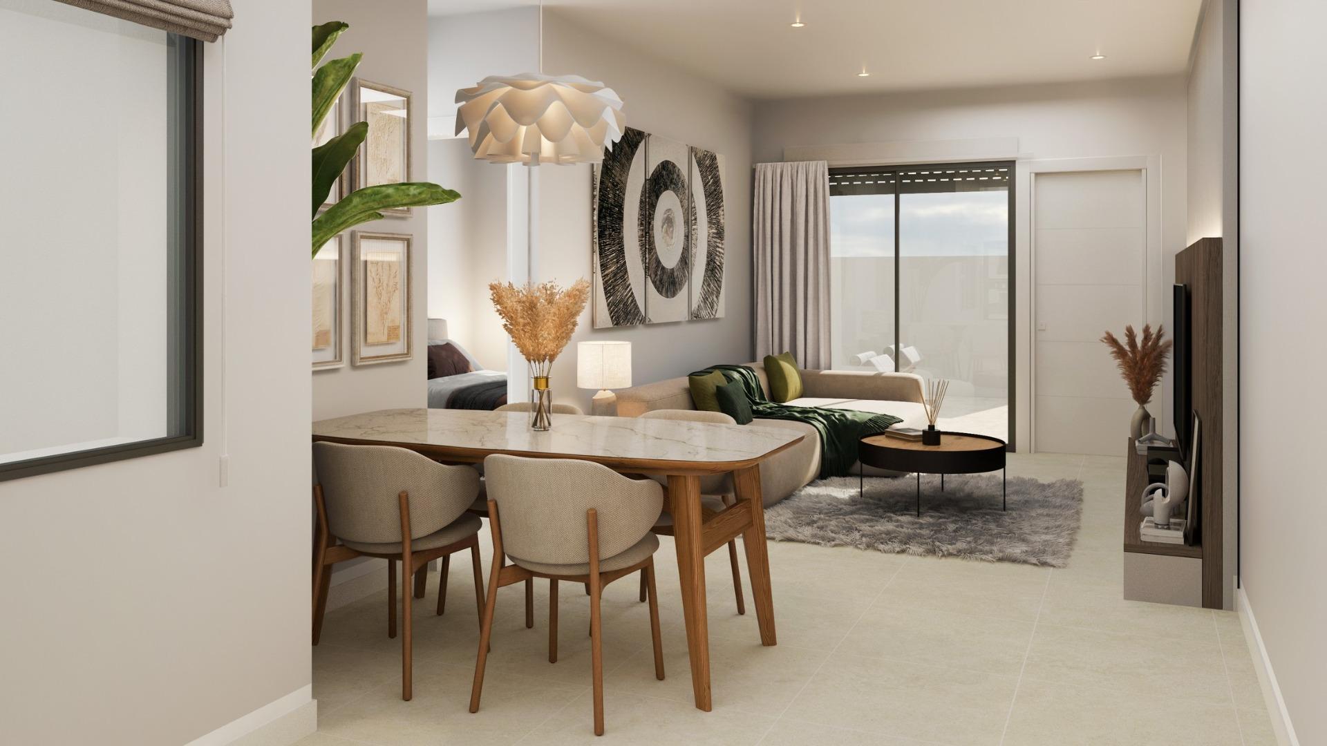 New build townhouses with private pool in avileses, murcia