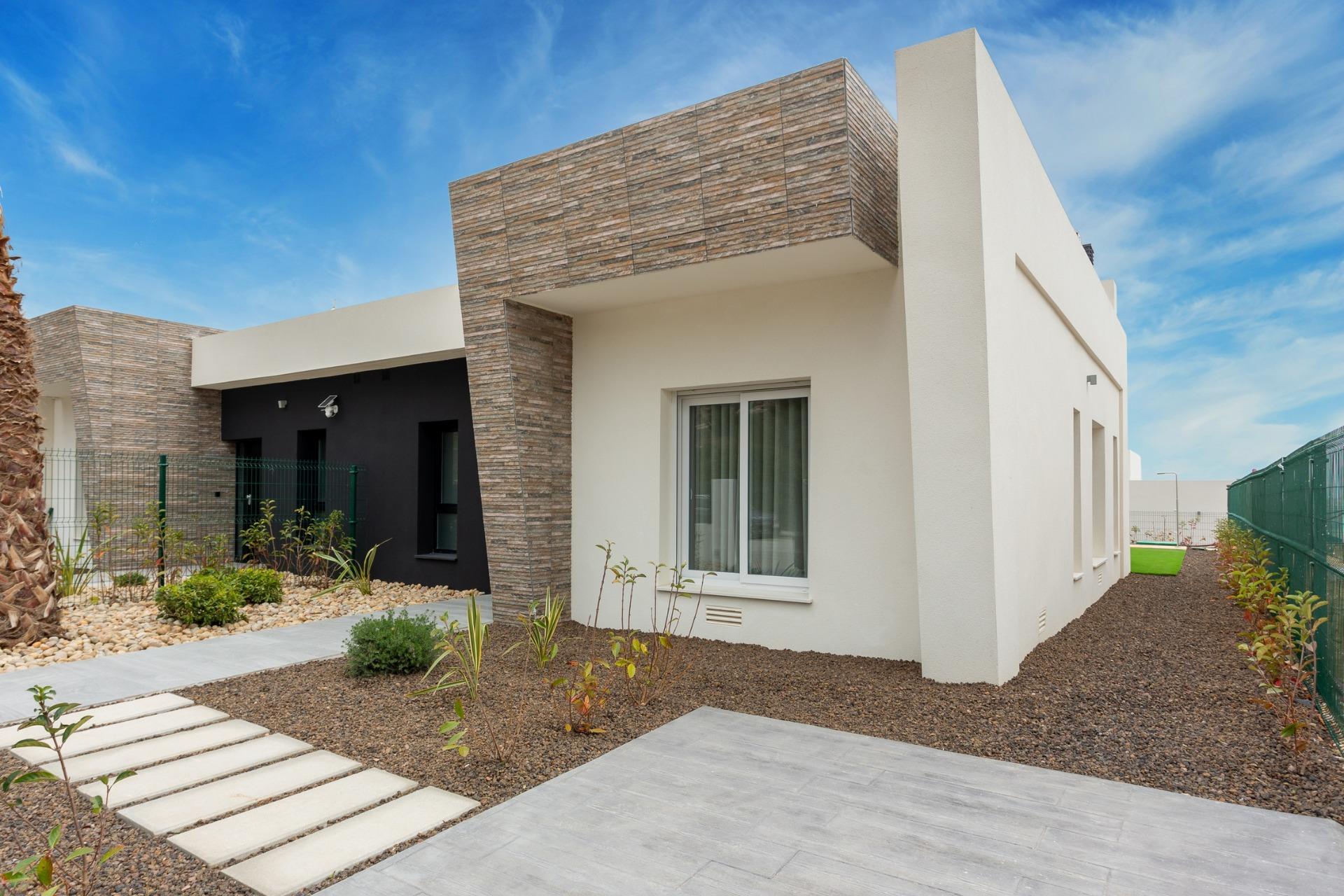 New build semi detached villas with private pool at la finca golf resort algorfa