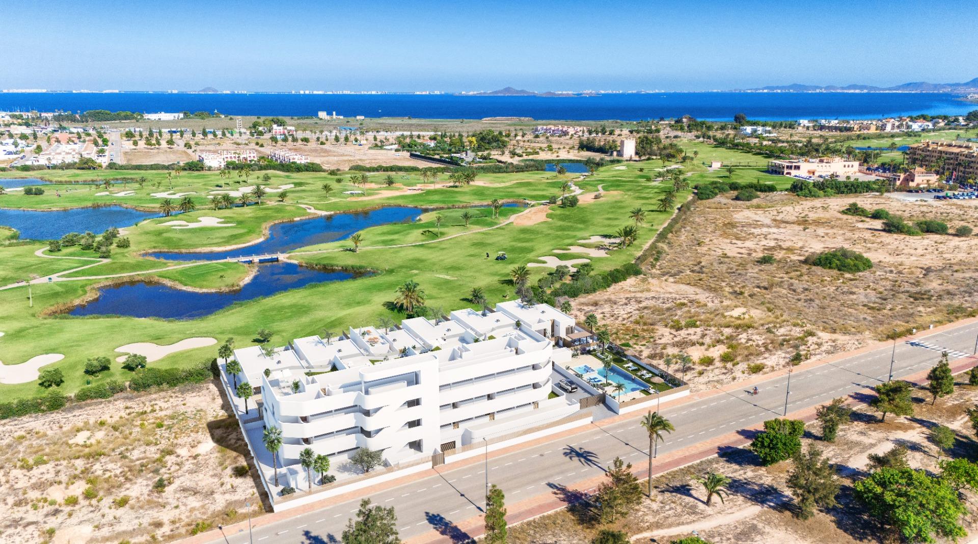 New build residential complex in los alcazares