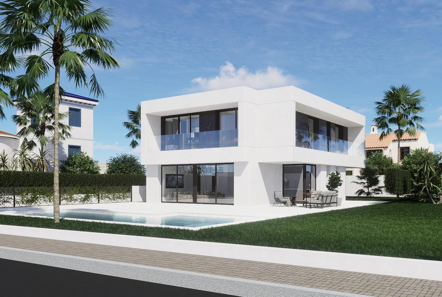 Luxury new build villa for sale in la zenia, orihuela costa