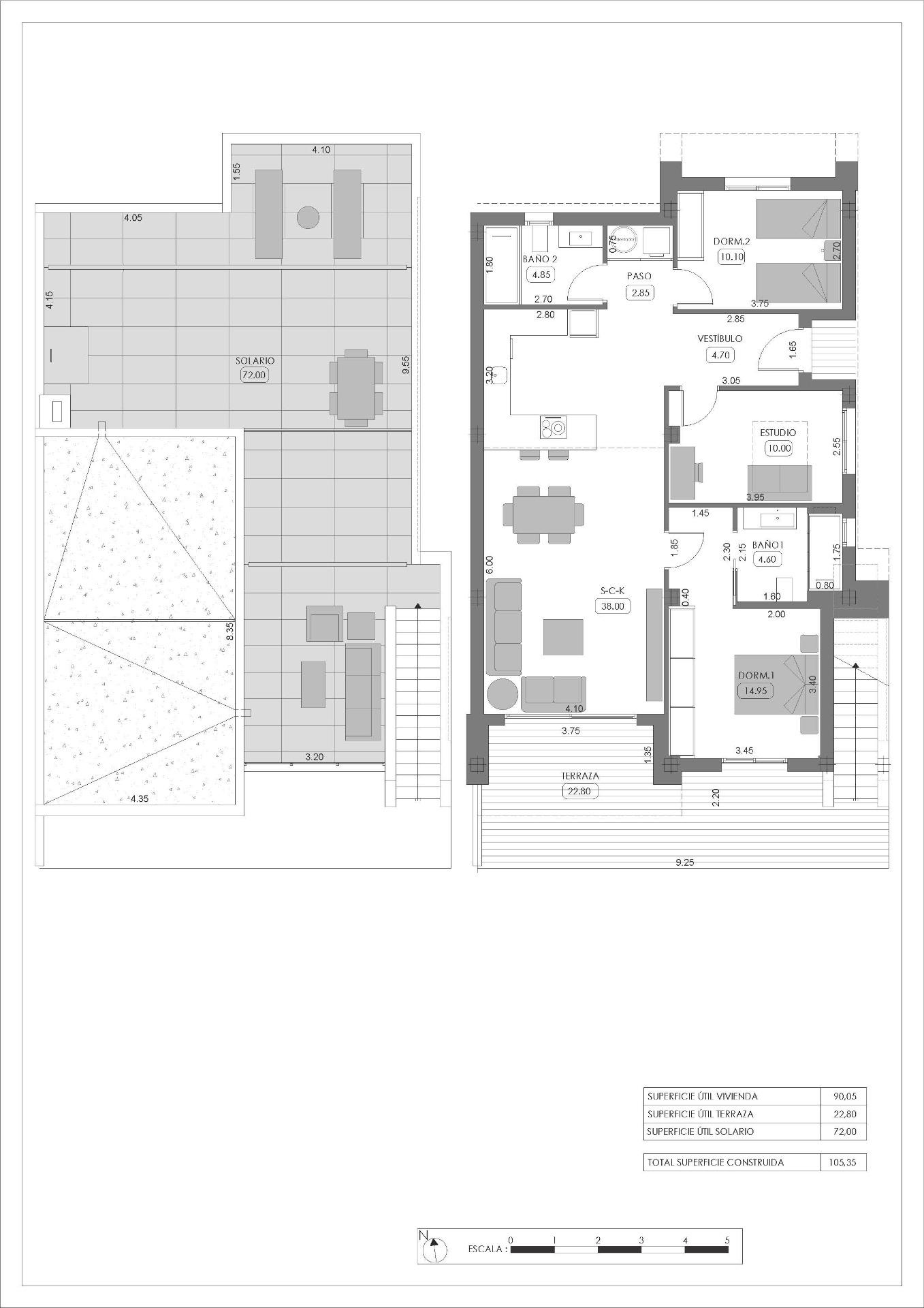 New build semi detached villas with private pool at la finca golf resort algorfa