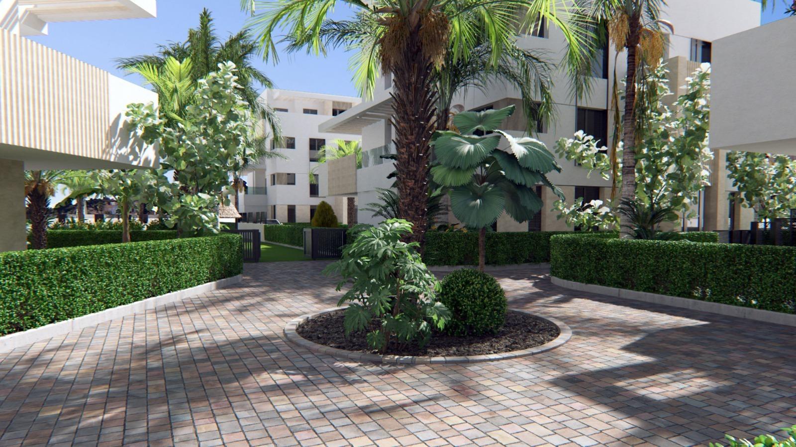 New build apartments in private gated resort in province of murcia