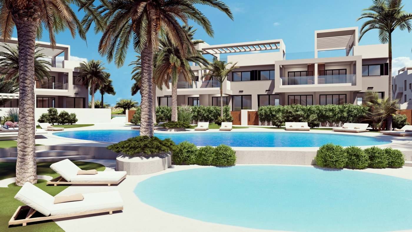 New build residential of bungalow apartments in los balcones