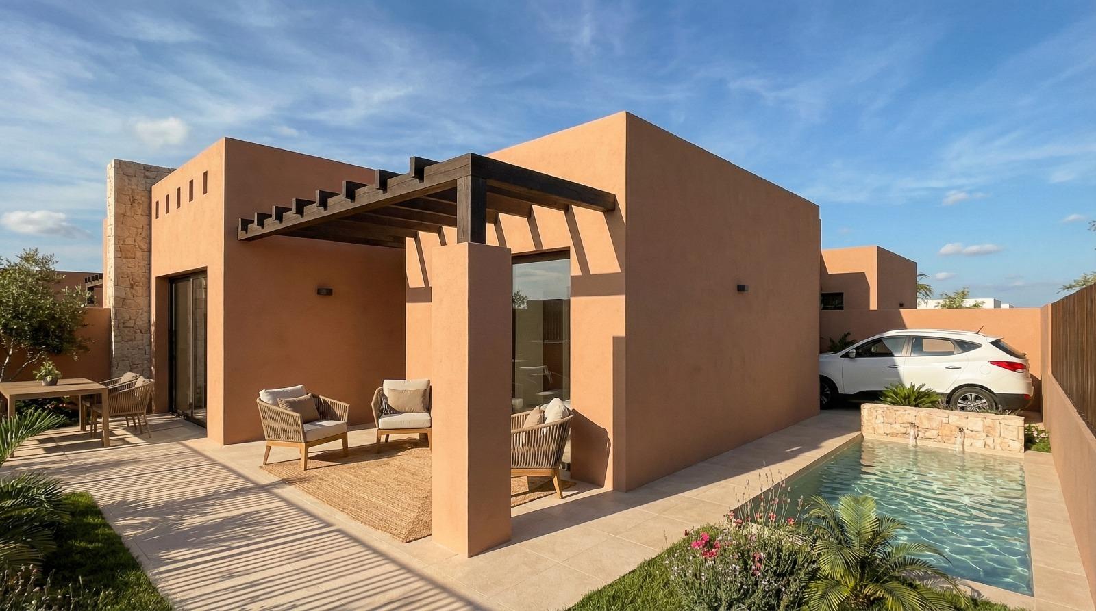 New build villas at el alba mediterranean resort in torre pacheco