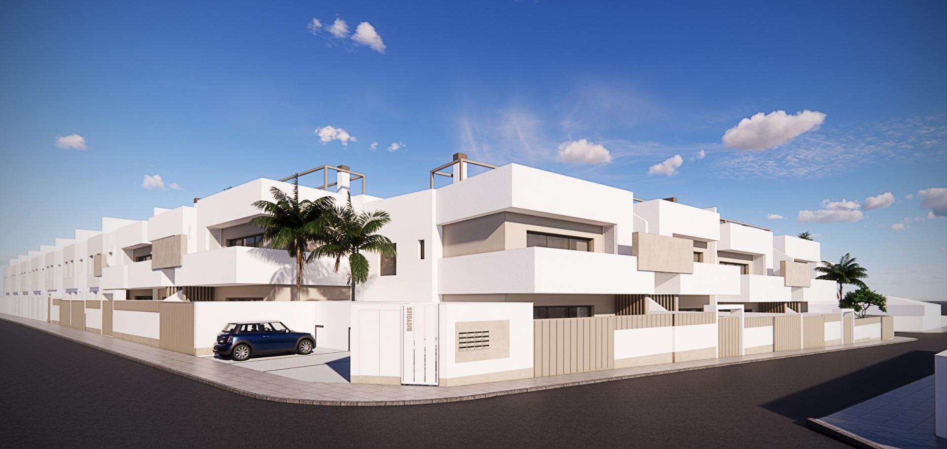 New build bungalows for sale in pilar de la horadada 3 km from beach