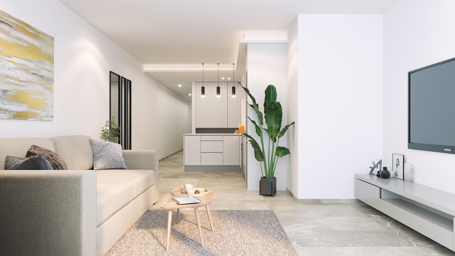 Modern apartments just 250m from playa del cura in torrevieja