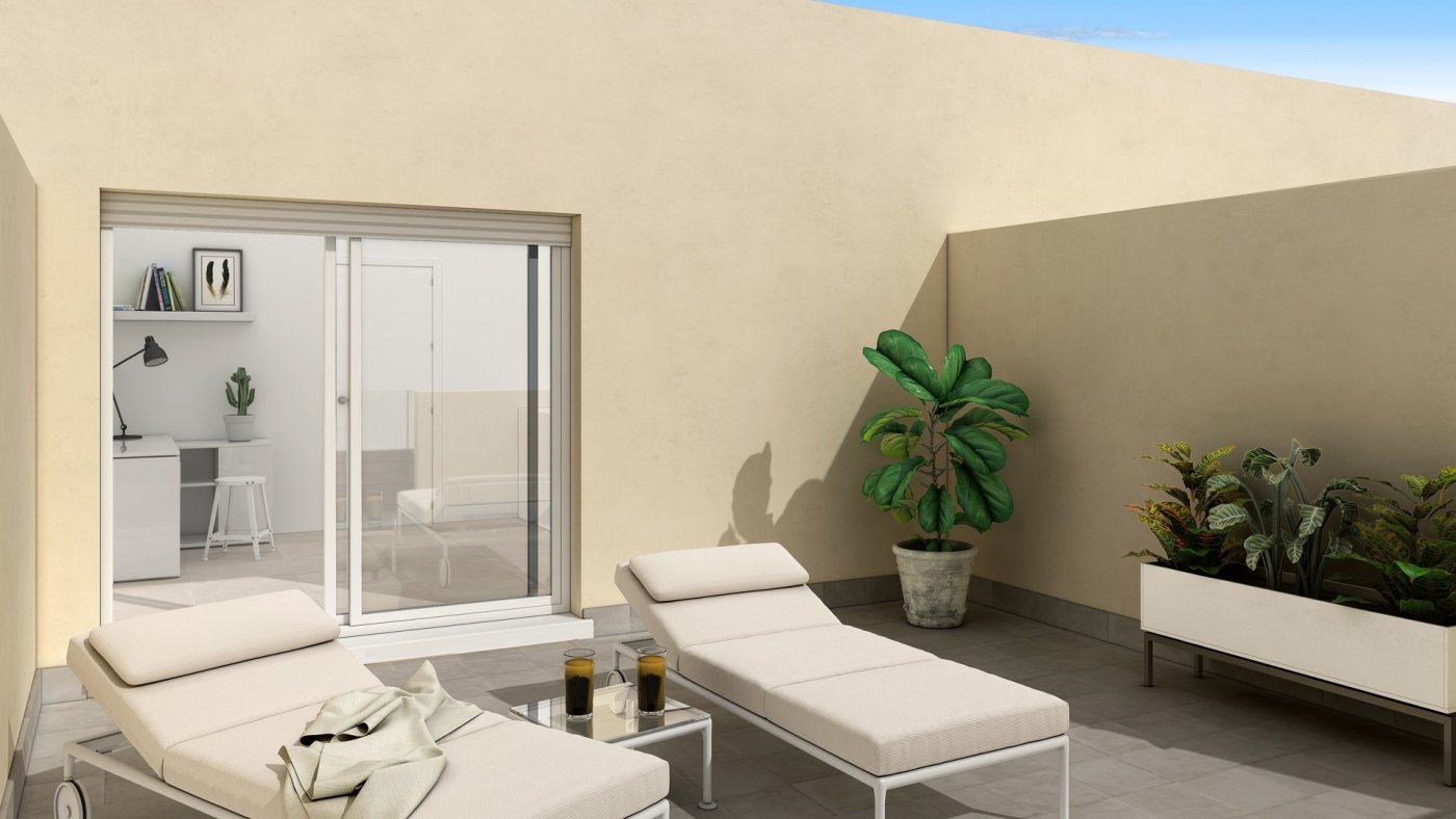 Beautiful townhouses in la manga
