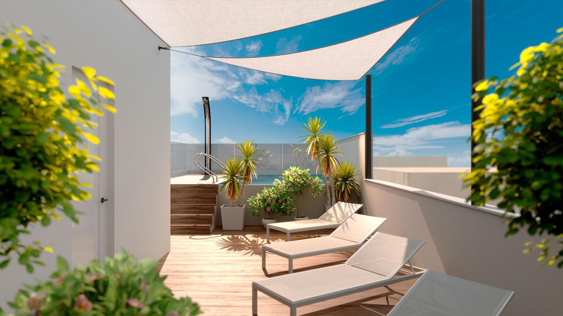 New build apartments 200 metres from the sea in torrevieja