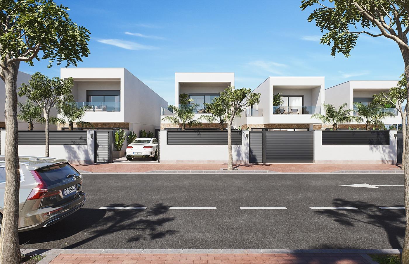 Modern new build villas with private pool in san pedro del pinatar