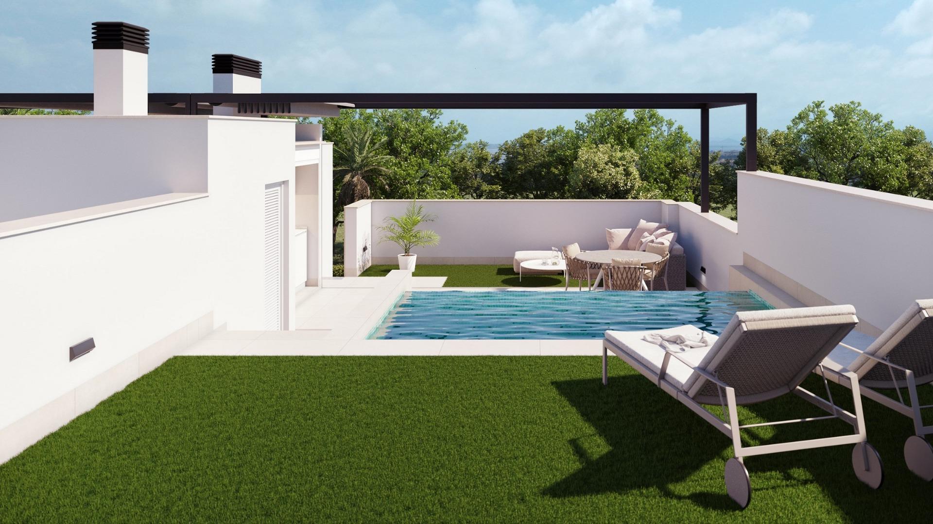 Boutique development of new build homes with private pools in pilar de la horadada