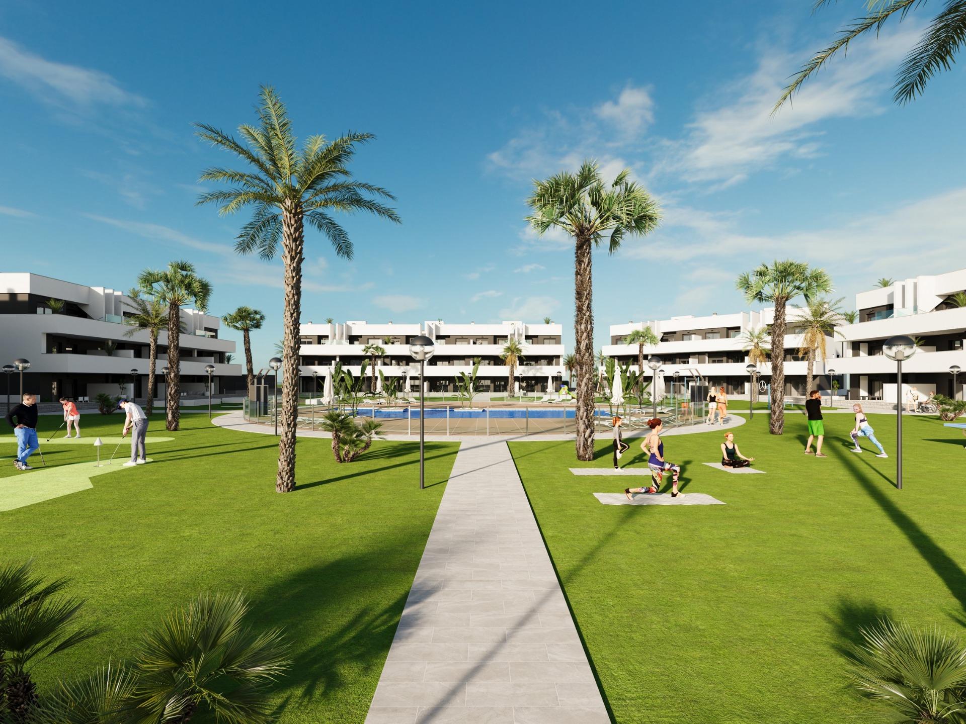New build tourist licensed apartments with lagoon views in el raso guardamar del segura