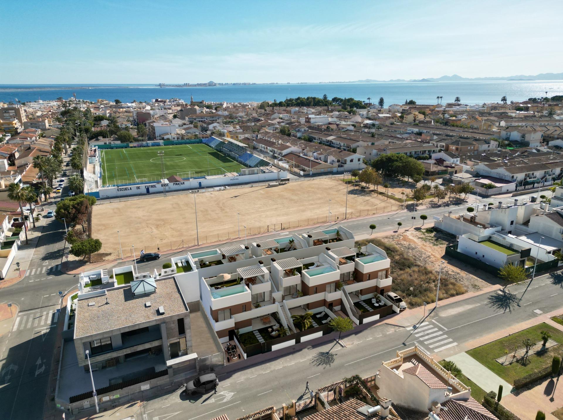 New build bungalows with private pool in san pedro del pinatar