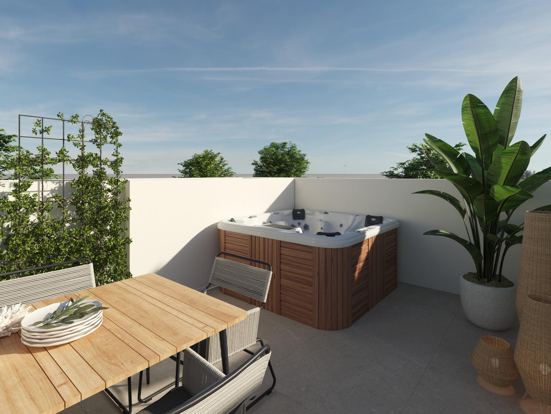 Modern townhouses in dolores with comunal pool