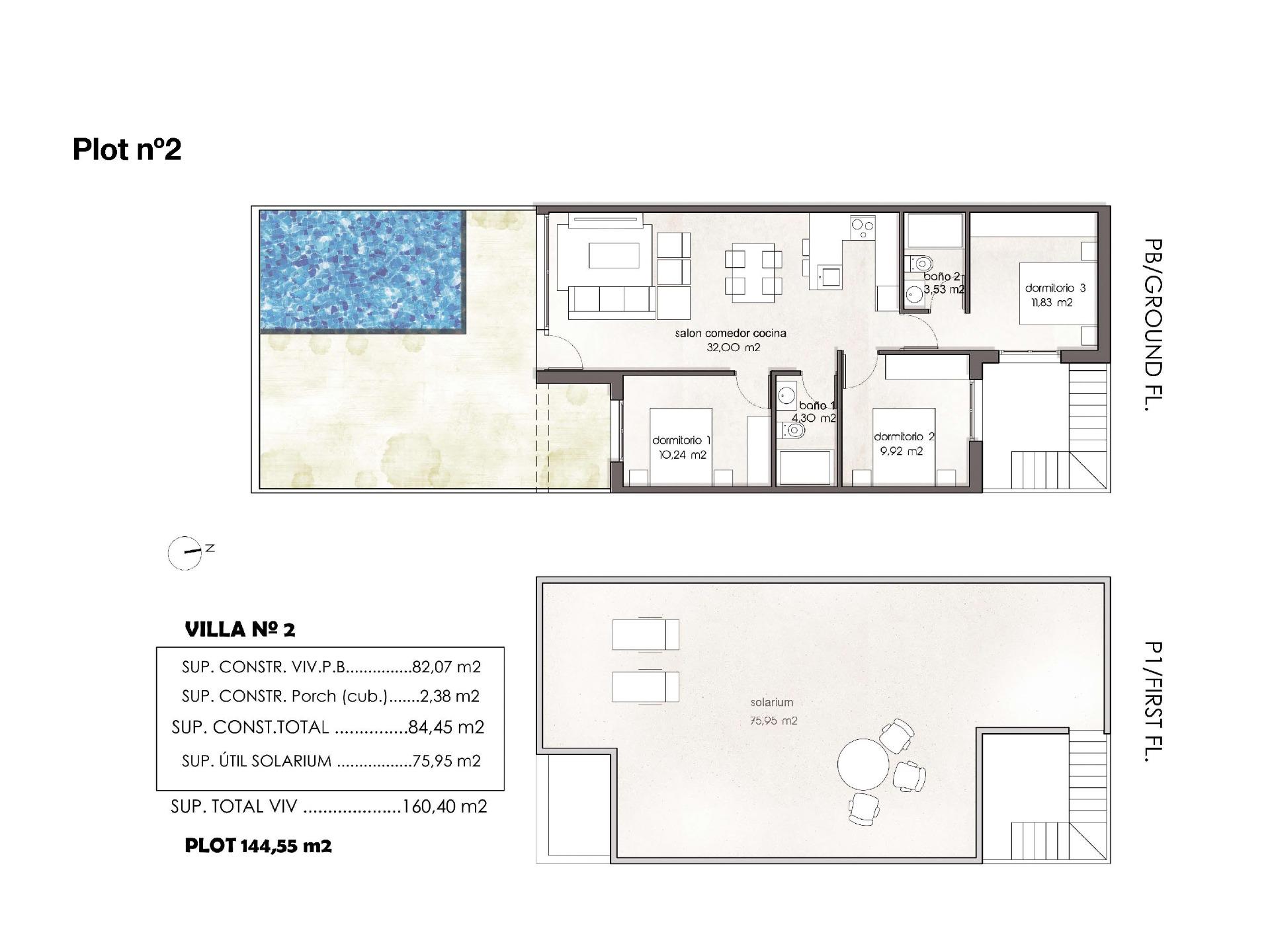 New build townhouses in pilar de la horadada