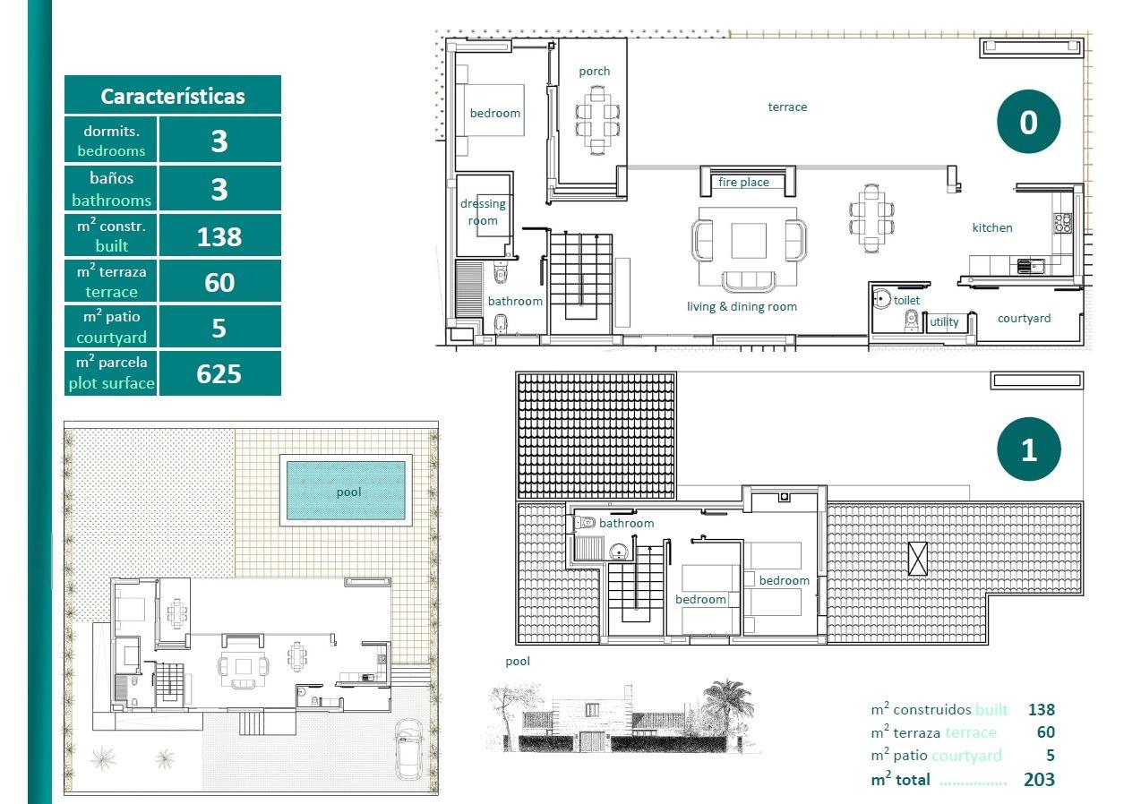 Elegant detached villas with private pool at peraleja golf resort - costa cálida