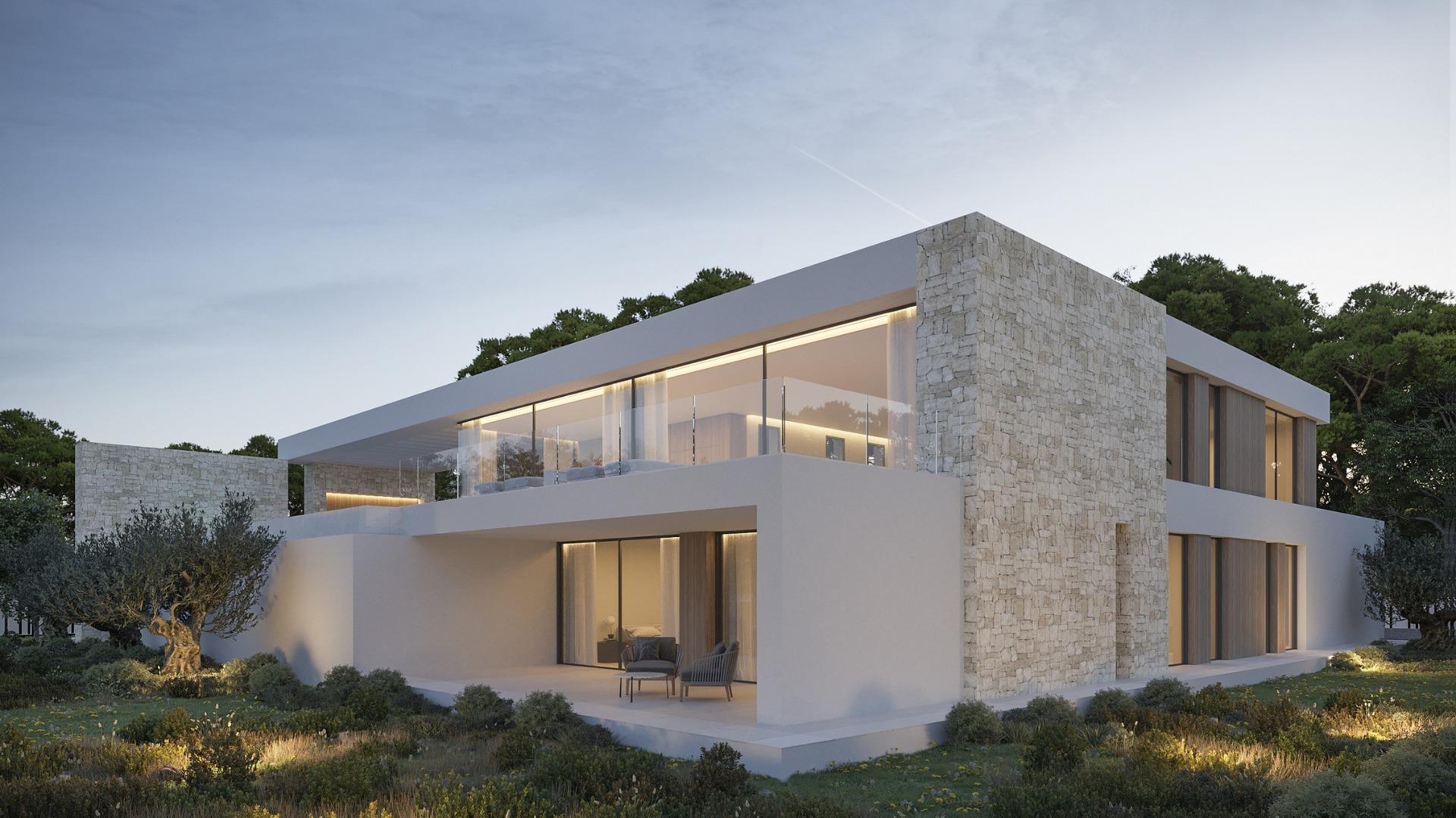 Luxury new build villas for sale in moraira-teulada near the sea