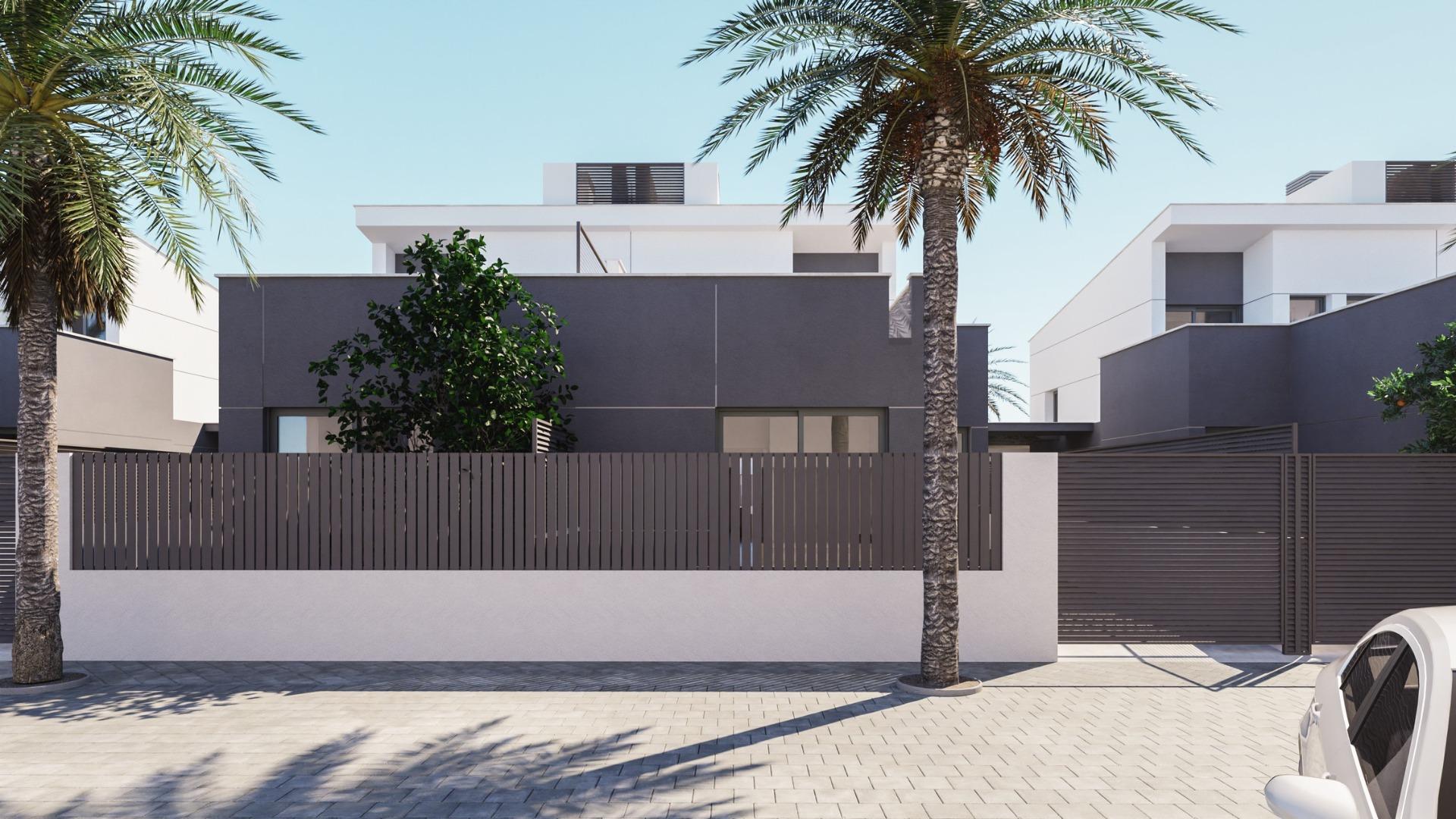 New build semi-detached villas in los nietos, la manga mar menor