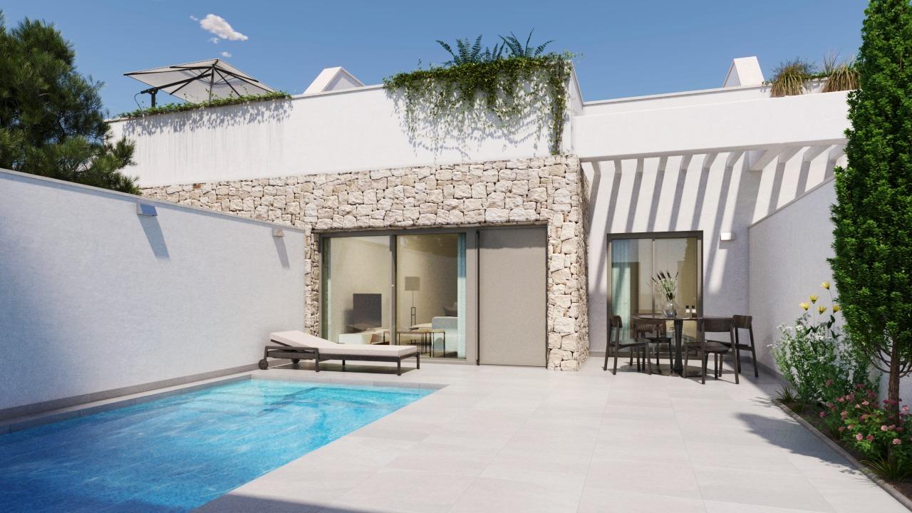 New build semi-detached villas in pilar de la horadada