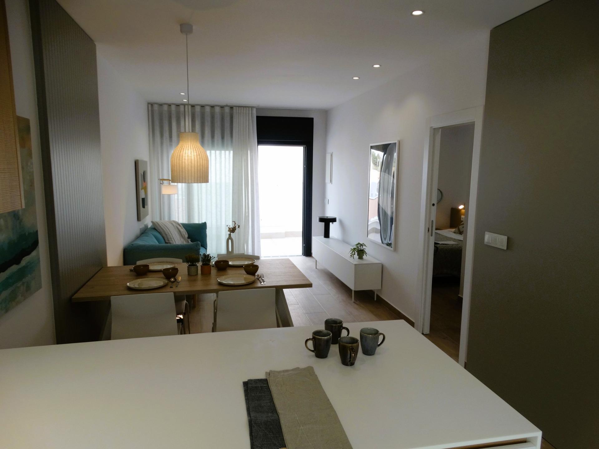 Newly built bungalows with solarium or garden in pilar de la horadada