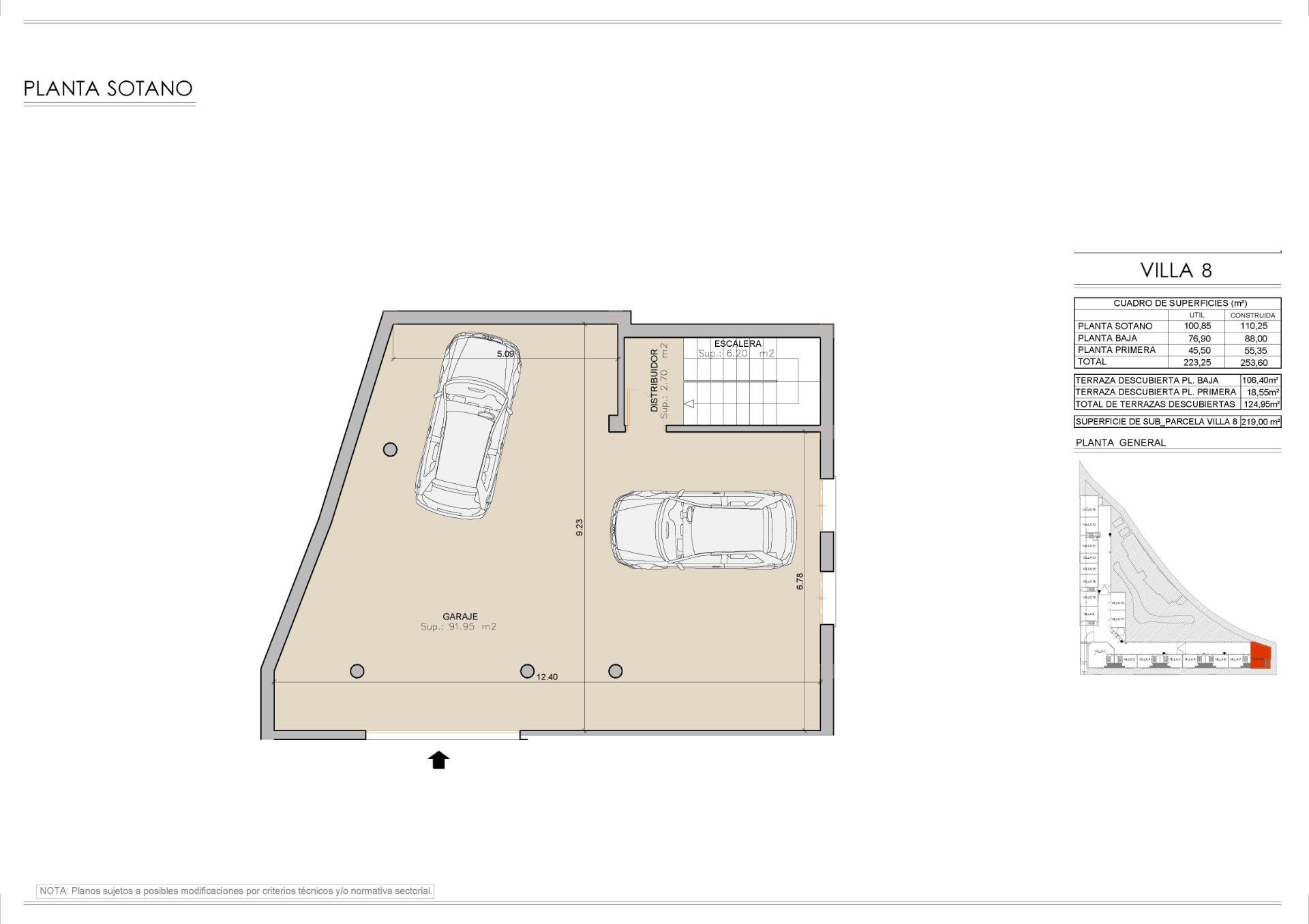 New build villas and bungalows just 250 meters from the beach in mar de pulpí