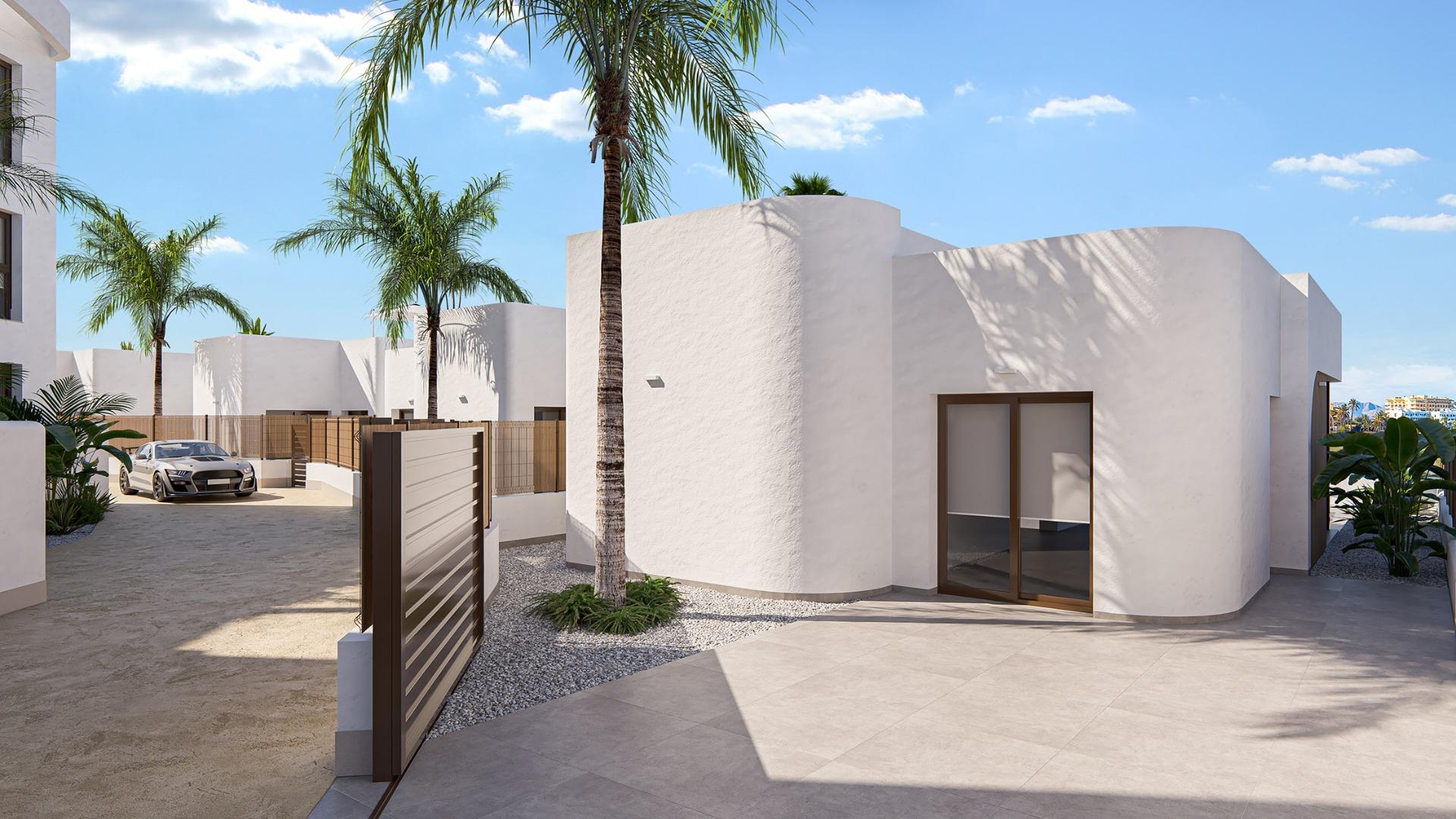 New build residential complex in los alcázares on the frontline of serena golf
