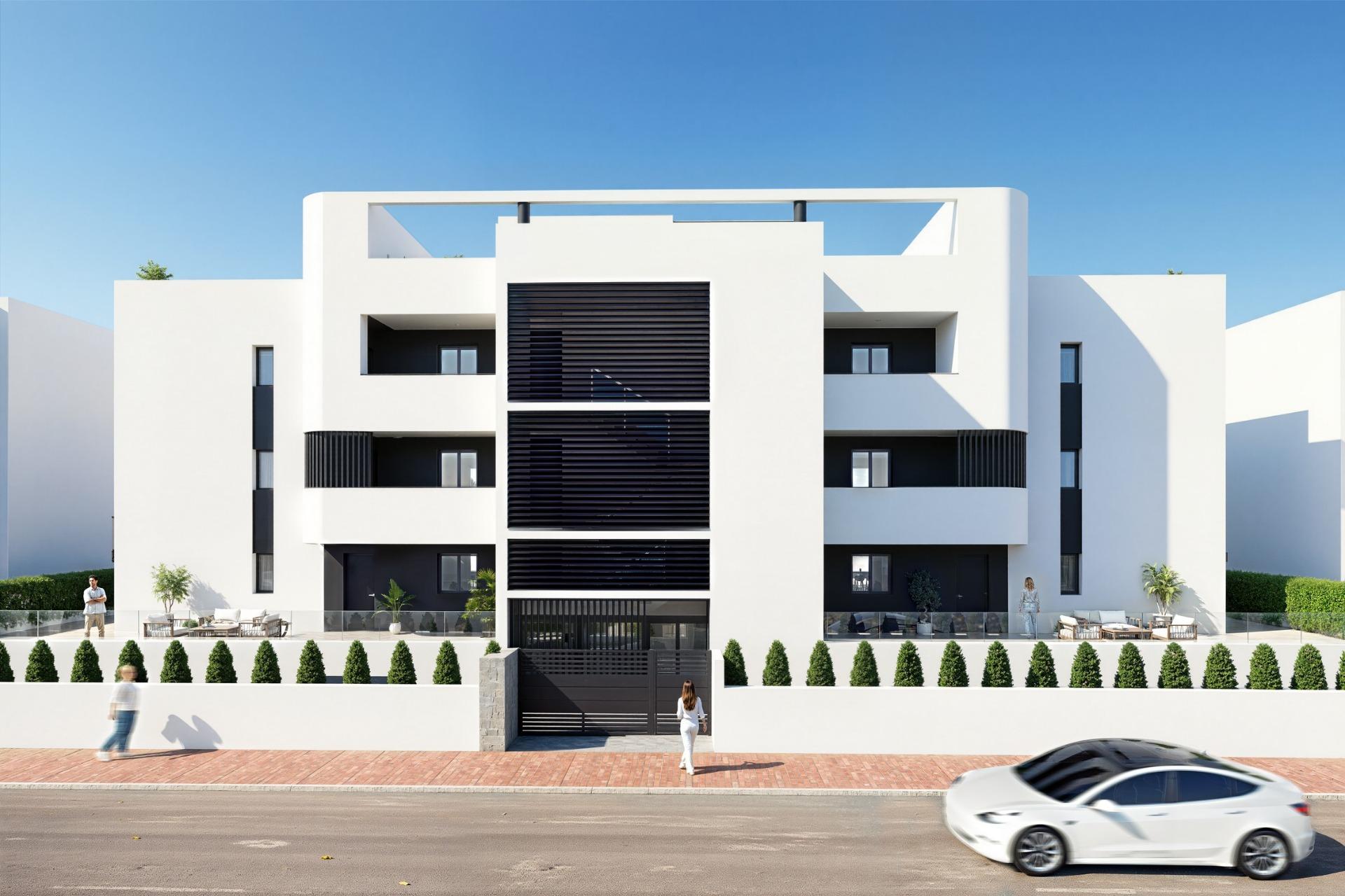 New build golf front apartments and villas in la serena golf los alcazares