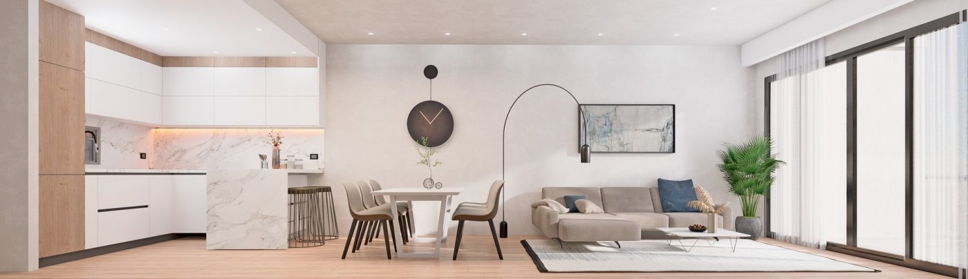 New build residential of bungalow apartments in los balcones